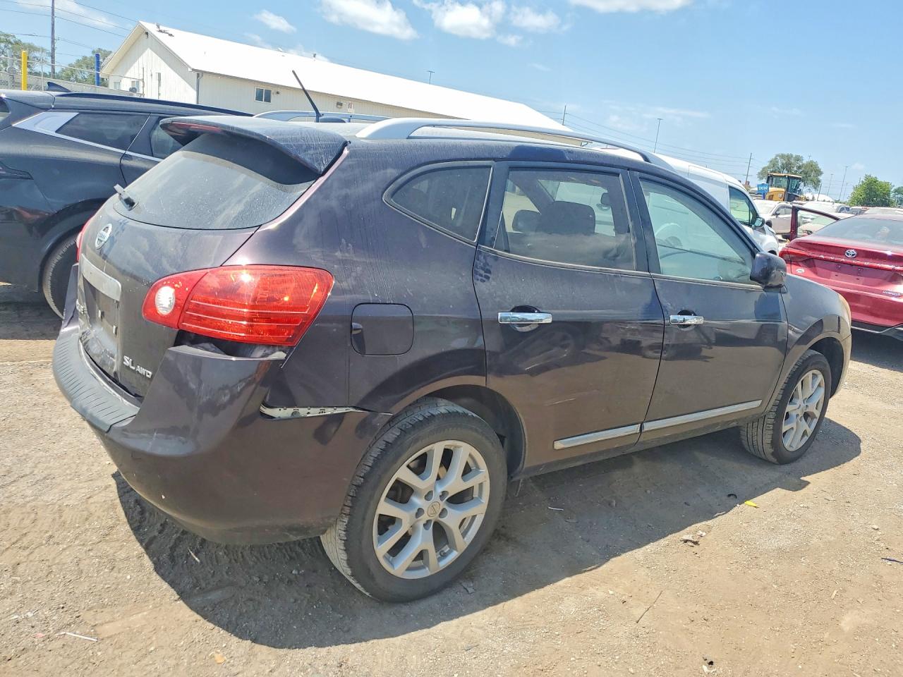 2012 Nissan Rogue S Purple vin: JN8AS5MV5CW361473
