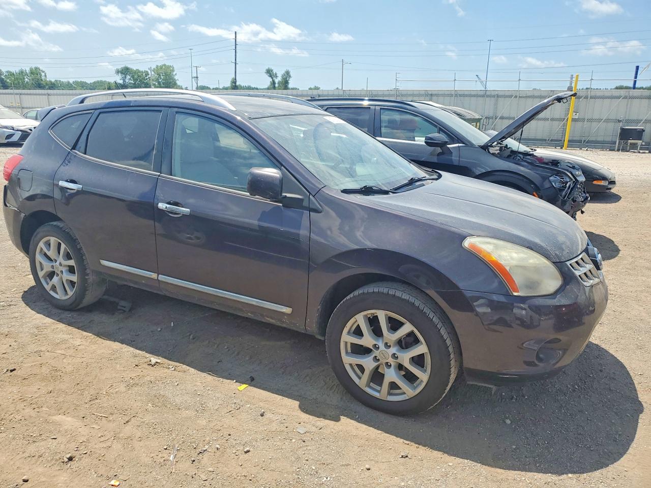 2012 Nissan Rogue S Purple vin: JN8AS5MV5CW361473