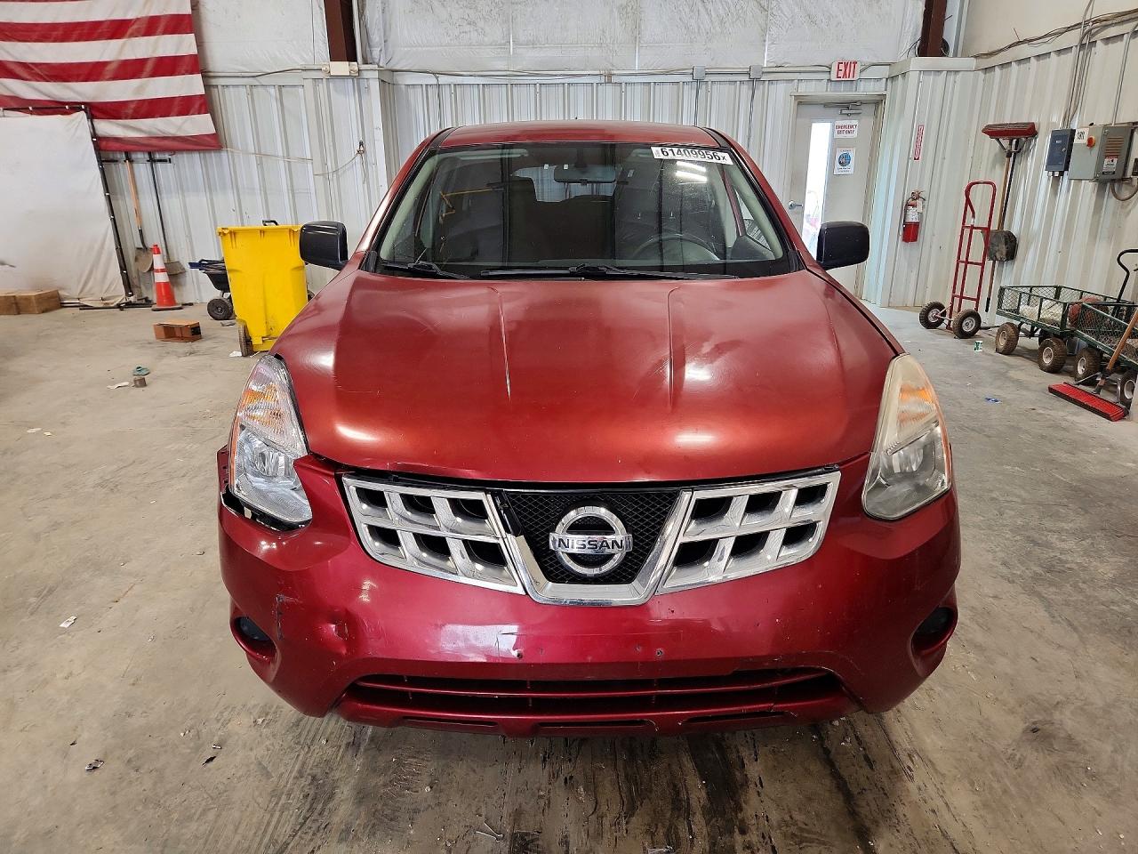 2012 Nissan Rogue S Burgundy vin: JN8AS5MV5CW361683