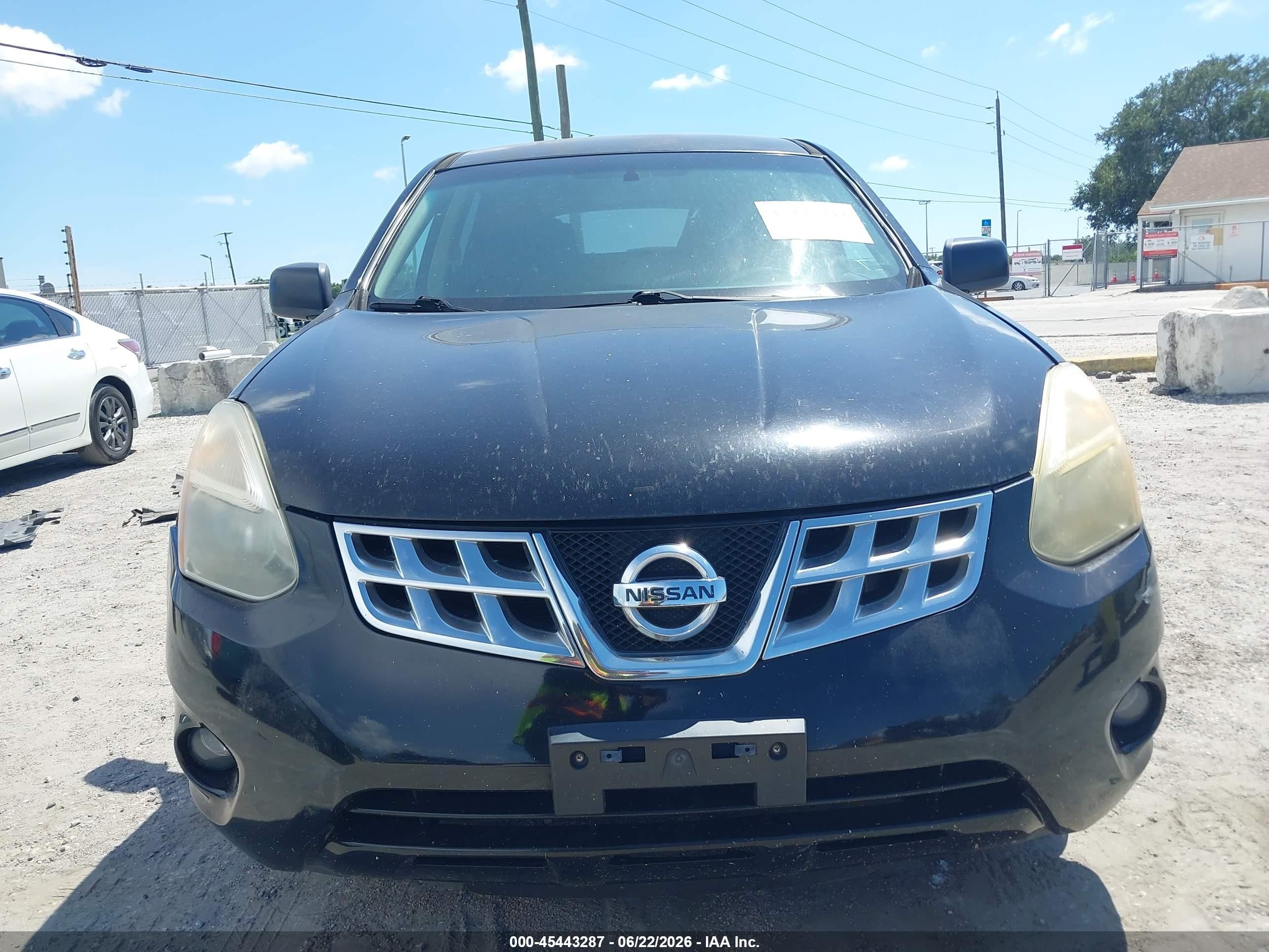 2012 Nissan Rogue S Black vin: JN8AS5MV5CW377303