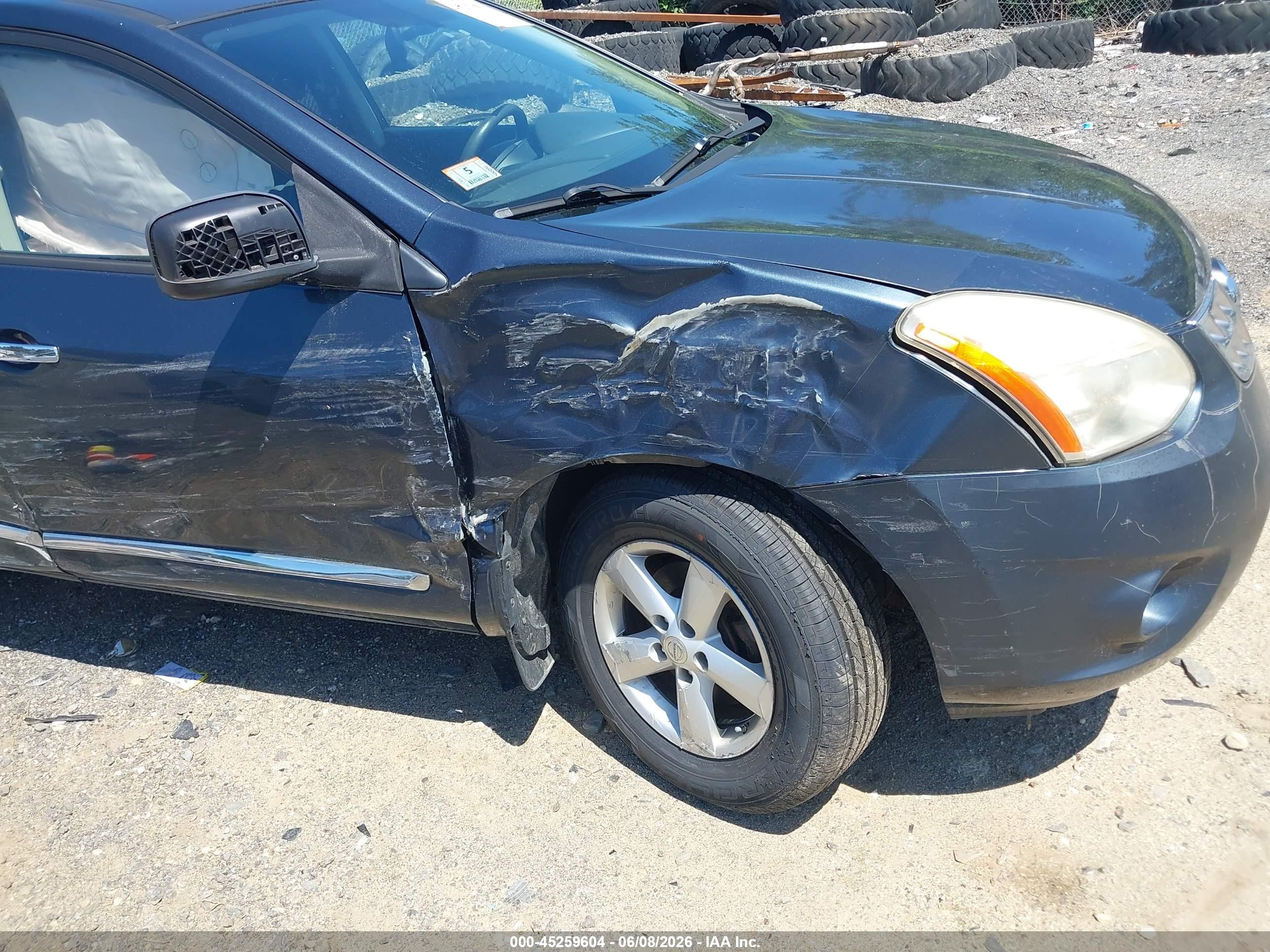 2012 Nissan Rogue S Blue vin: JN8AS5MV5CW382548