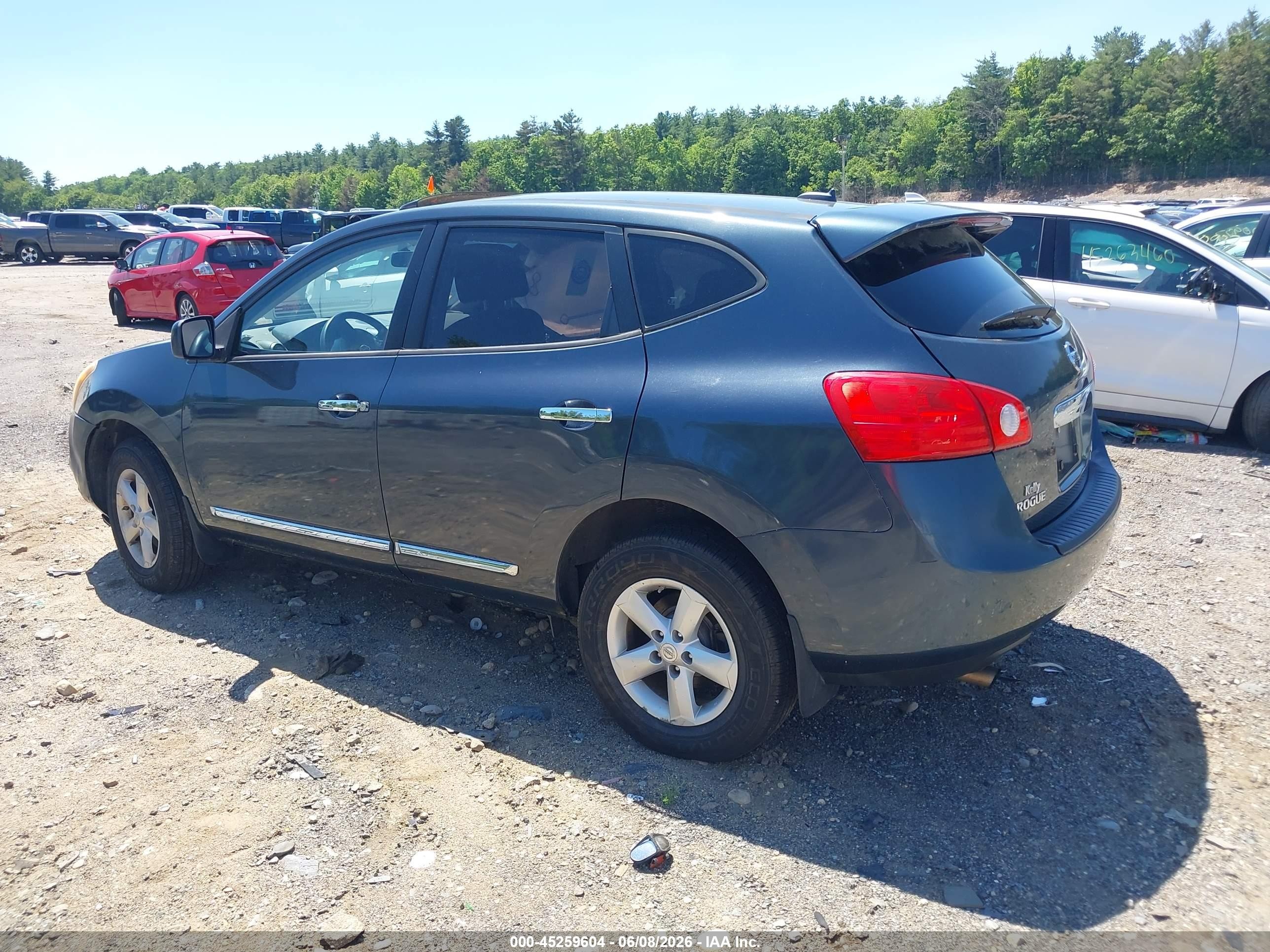2012 Nissan Rogue S Blue vin: JN8AS5MV5CW382548