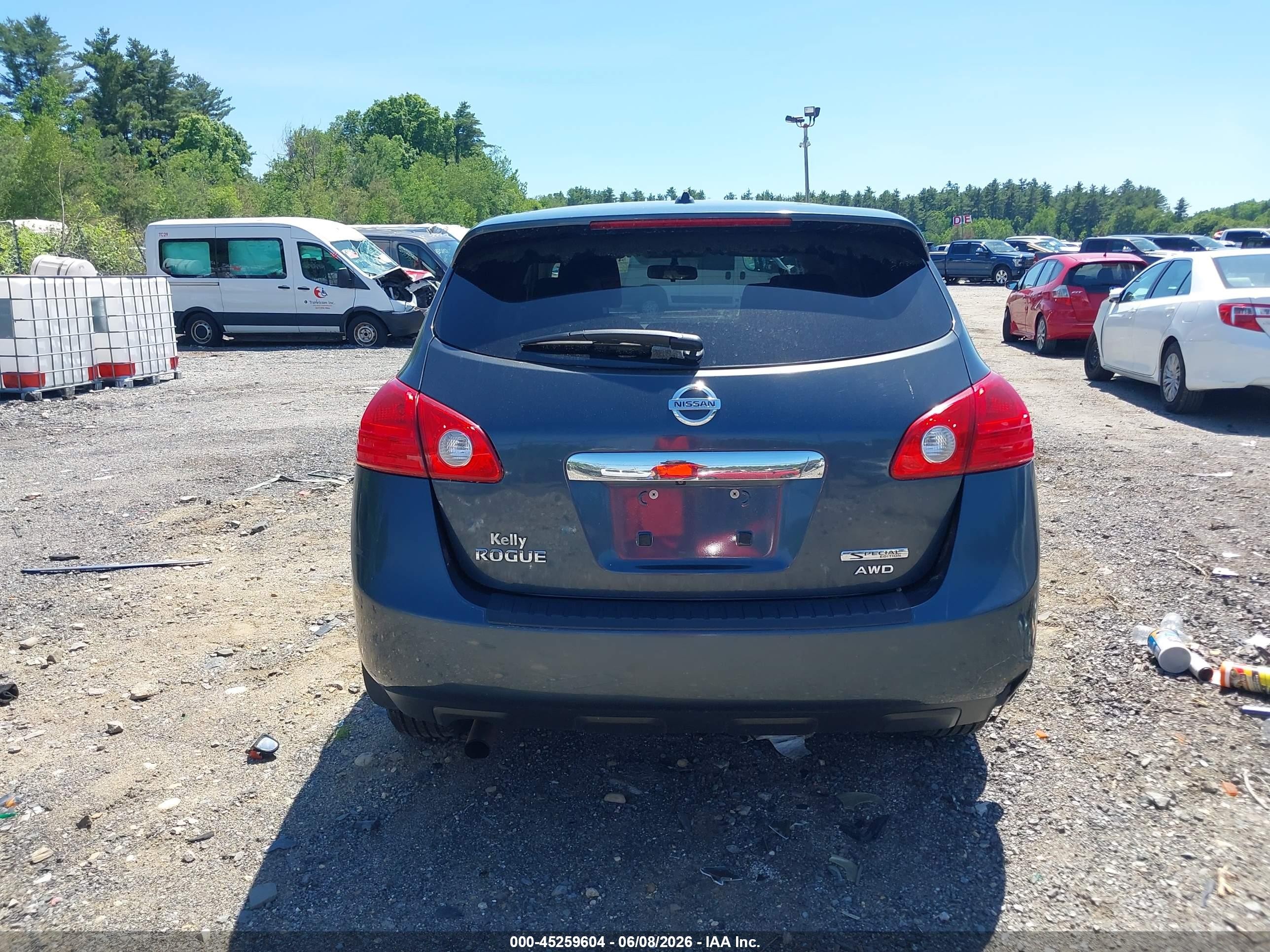 2012 Nissan Rogue S Blue vin: JN8AS5MV5CW382548