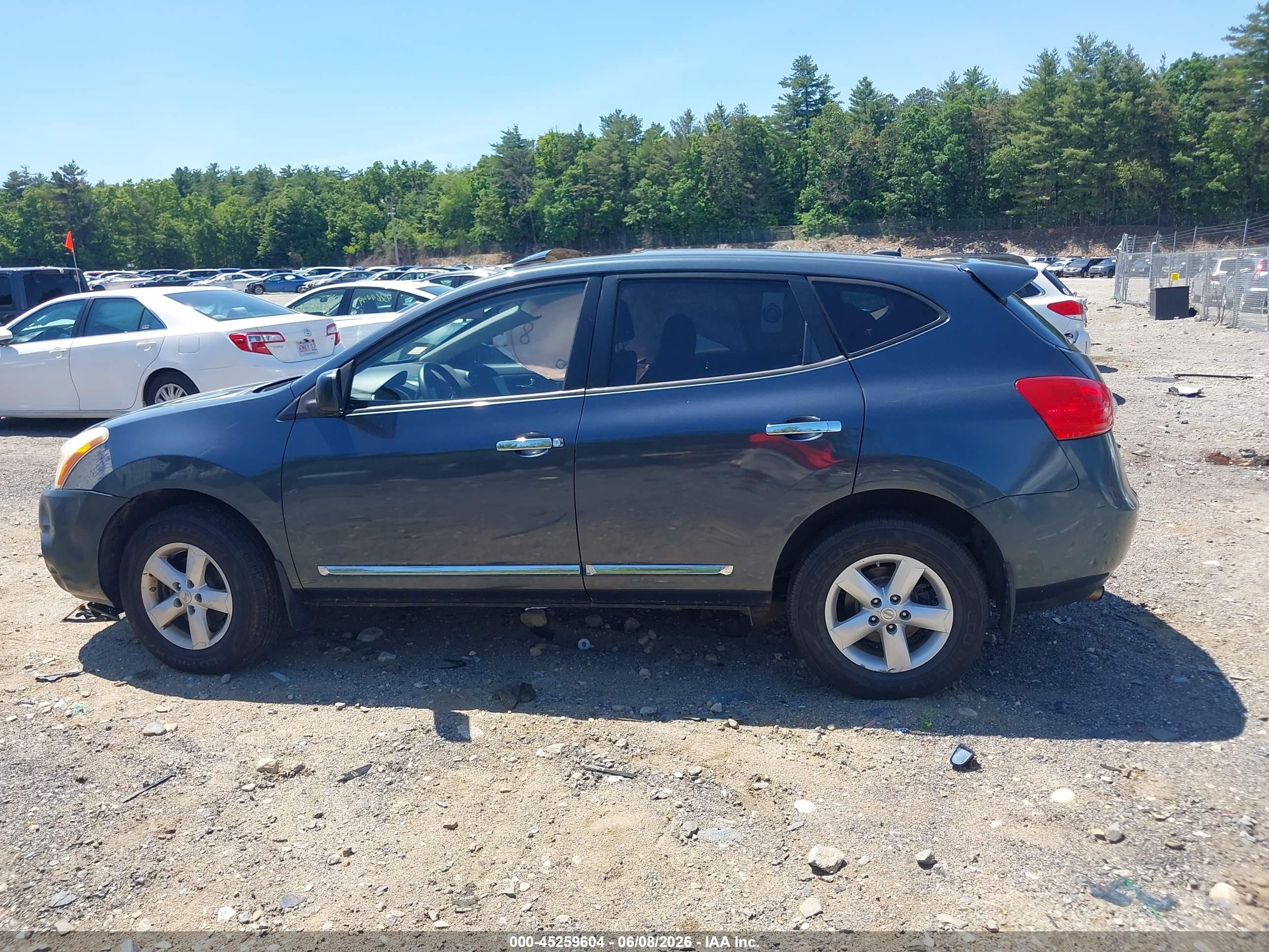 2012 Nissan Rogue S Blue vin: JN8AS5MV5CW382548