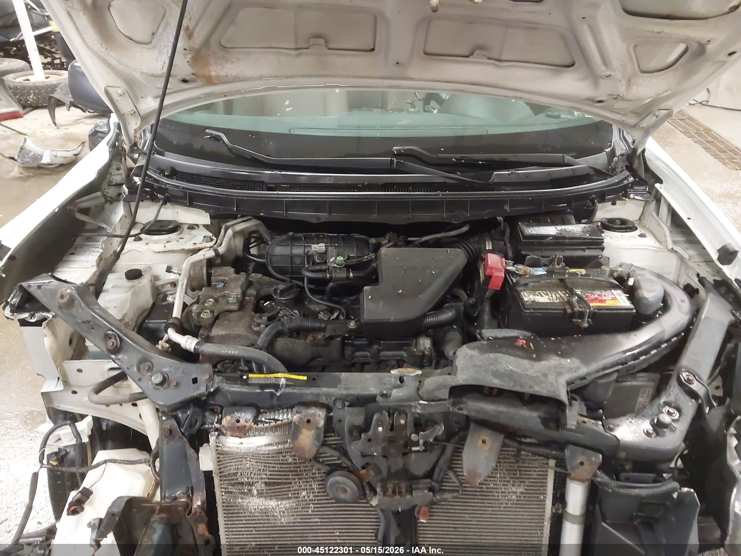 2012 Nissan Rogue S White vin: JN8AS5MV5CW384087