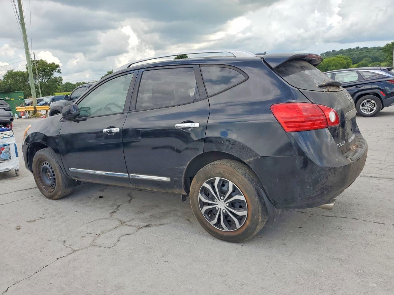 2012 Nissan Rogue S Черный vin: JN8AS5MV5CW388303