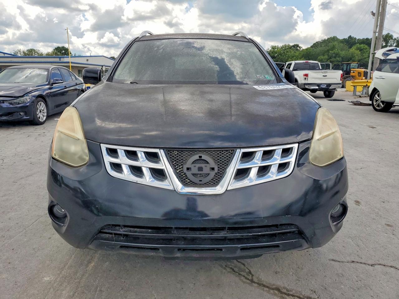 2012 Nissan Rogue S Черный vin: JN8AS5MV5CW388303