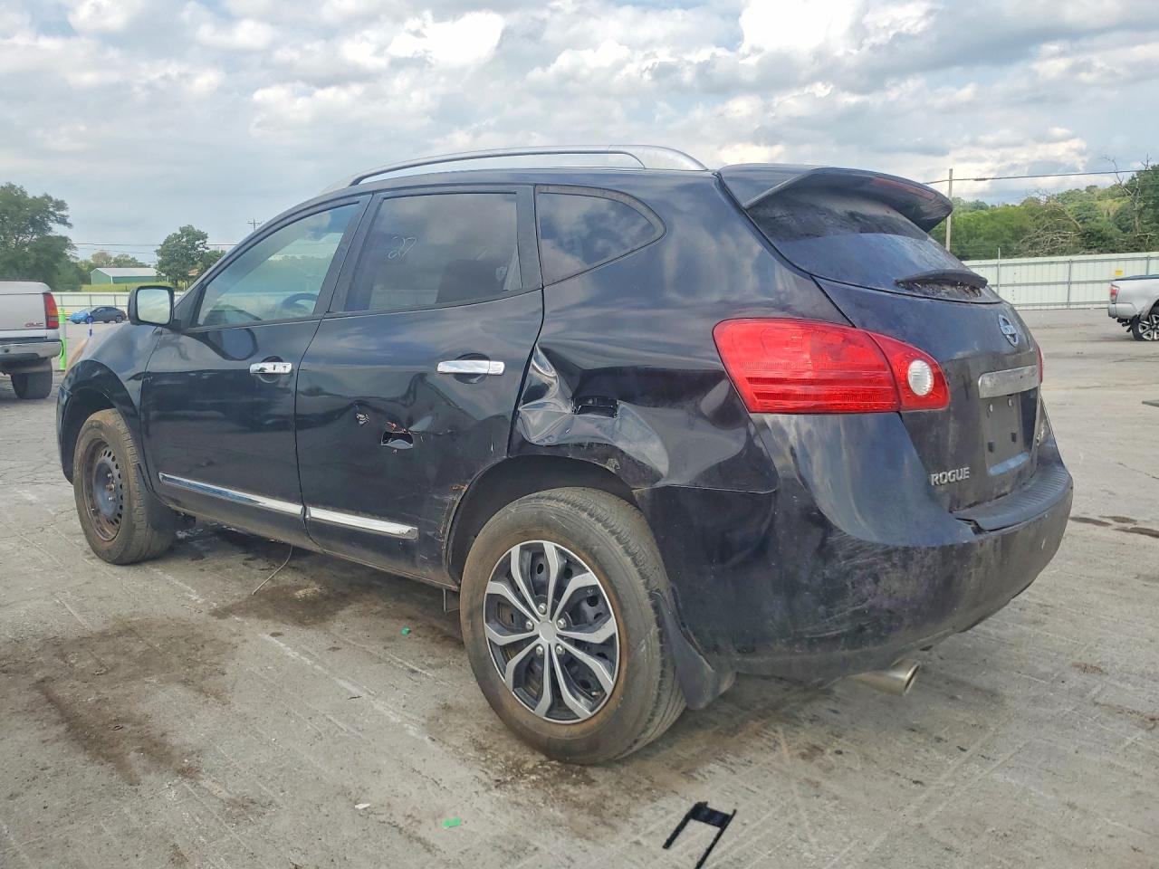 2012 Nissan Rogue S Black vin: JN8AS5MV5CW388303