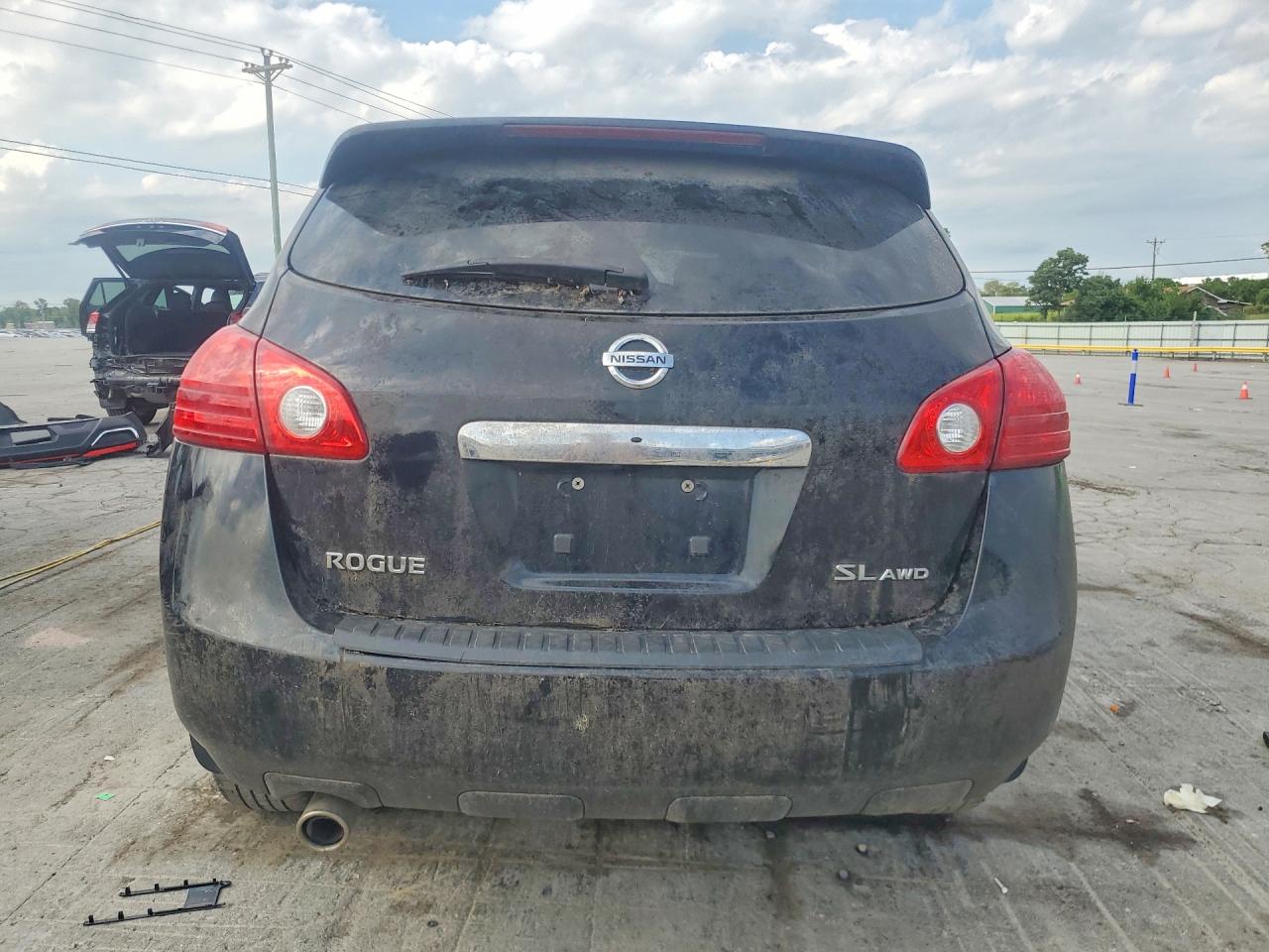 2012 Nissan Rogue S Black vin: JN8AS5MV5CW388303