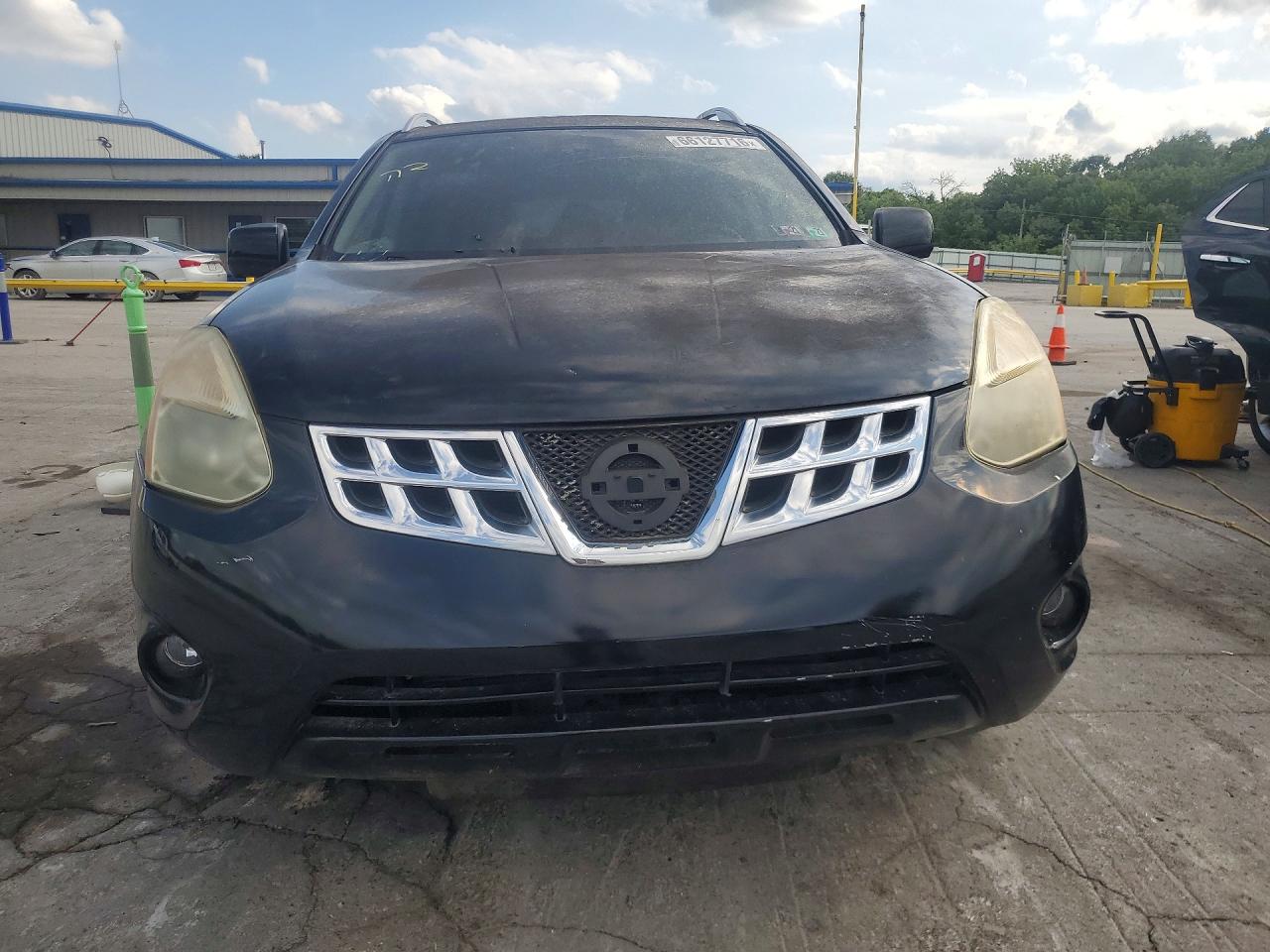 2012 Nissan Rogue S Black vin: JN8AS5MV5CW388303