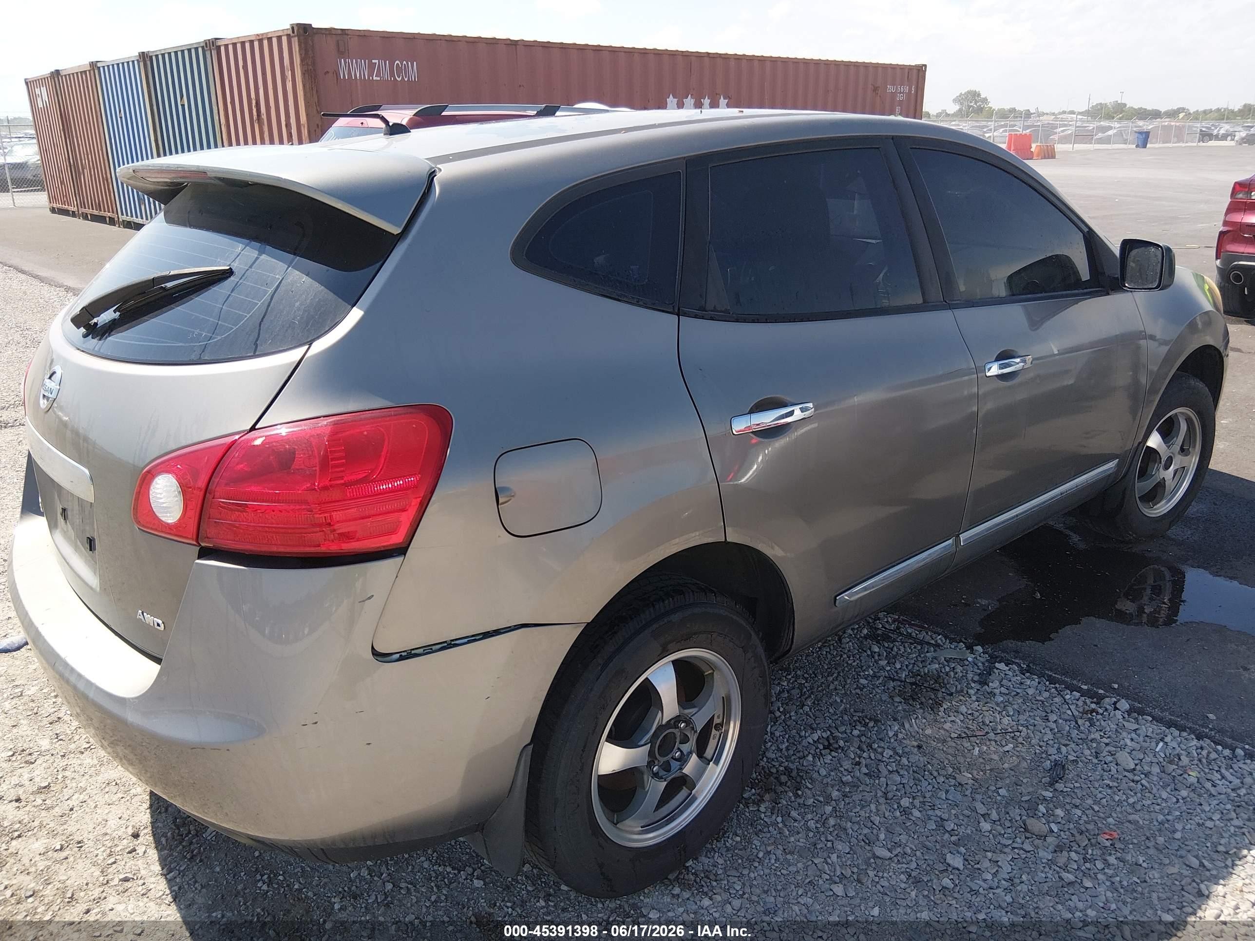 2012 Nissan Rogue S Gold vin: JN8AS5MV5CW389015