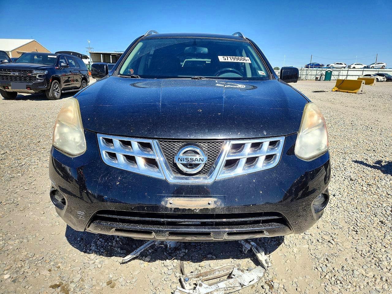 2012 Nissan Rogue S Black vin: JN8AS5MV5CW390911