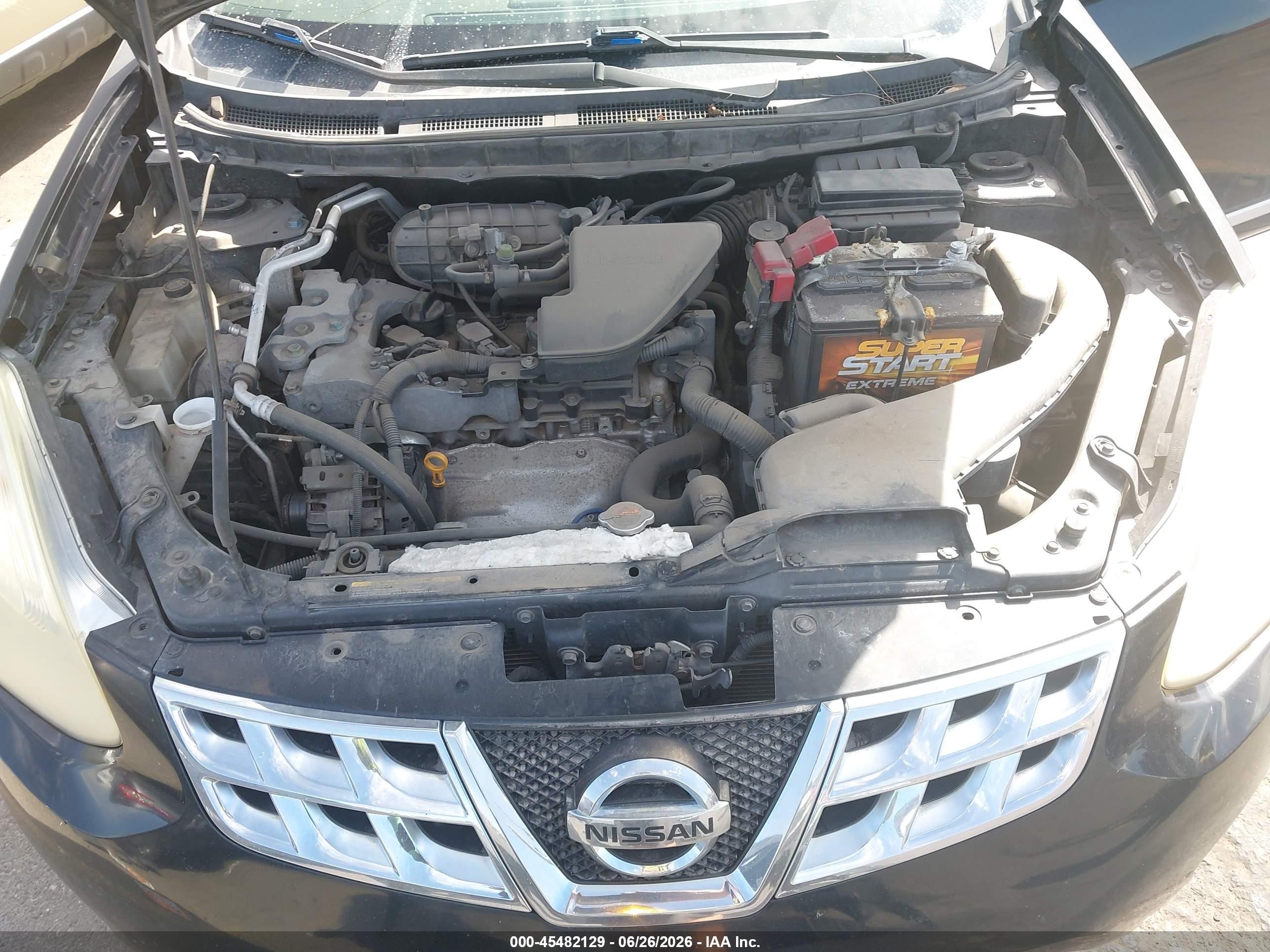 2012 Nissan Rogue Sv Black vin: JN8AS5MV5CW395669