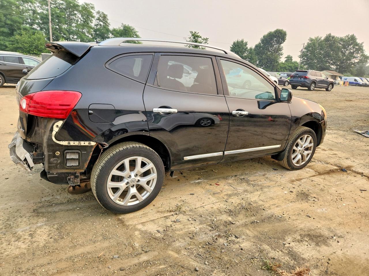 2012 Nissan Rogue S Черный vin: JN8AS5MV5CW398250