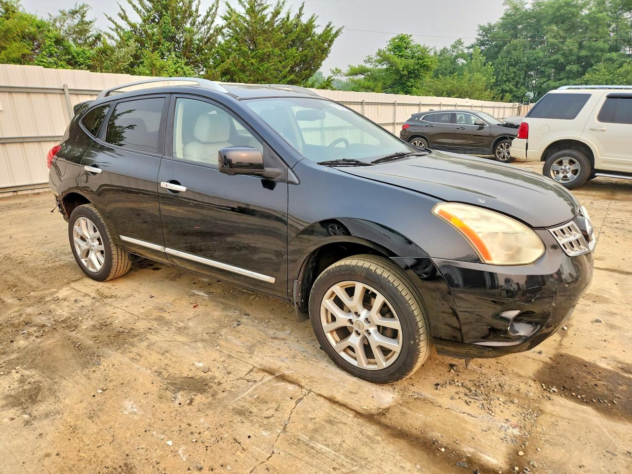 2012 Nissan Rogue S Черный vin: JN8AS5MV5CW398250