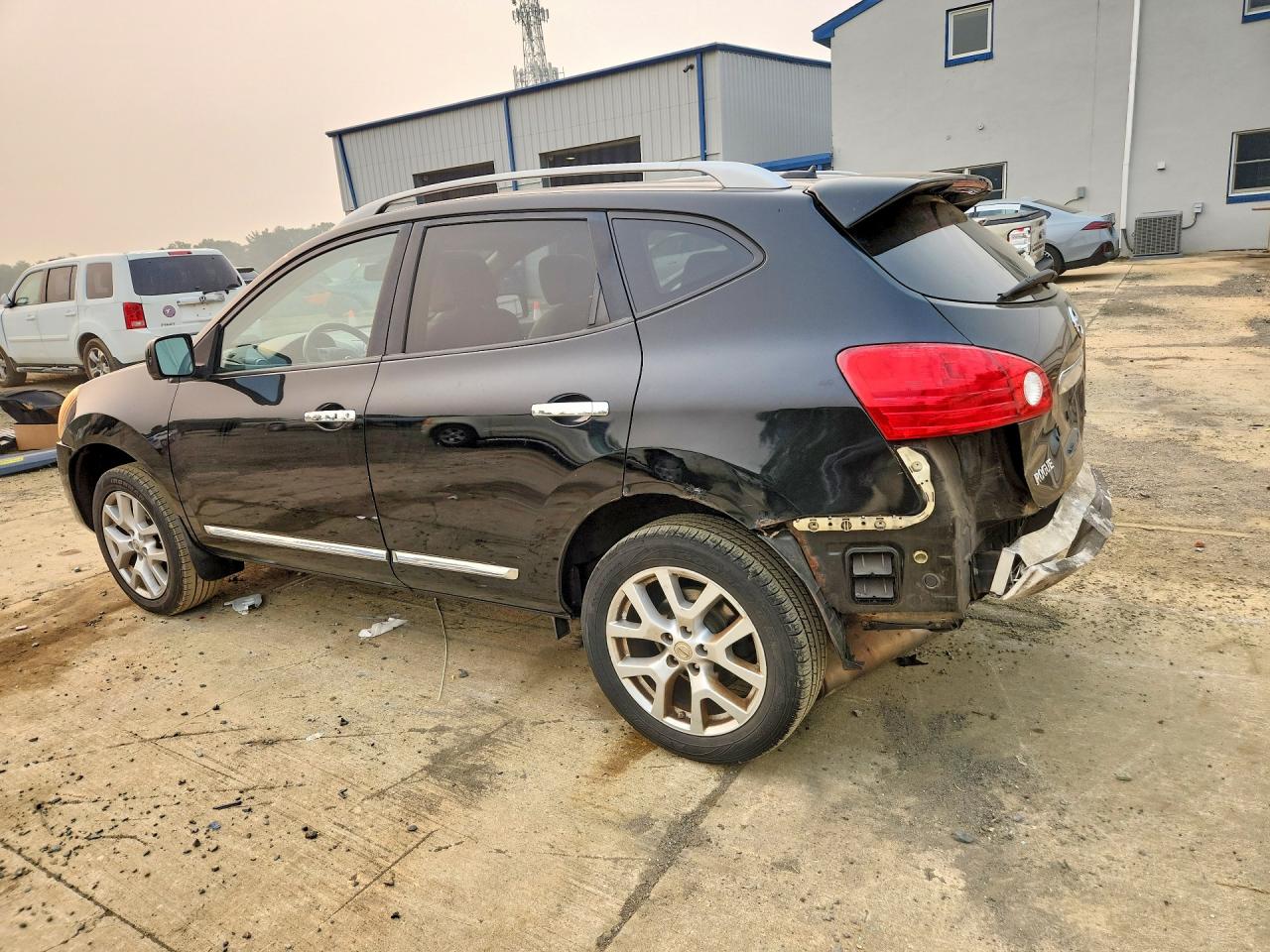 2012 Nissan Rogue S Черный vin: JN8AS5MV5CW398250