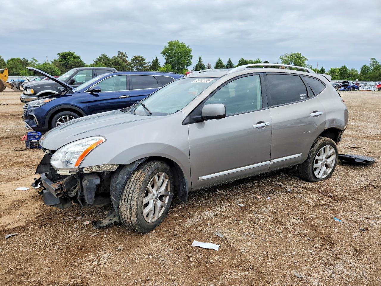 2012 Nissan Rogue S Tan vin: JN8AS5MV5CW404032