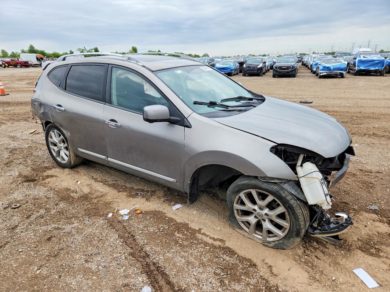 2012 Nissan Rogue S Tan vin: JN8AS5MV5CW404032