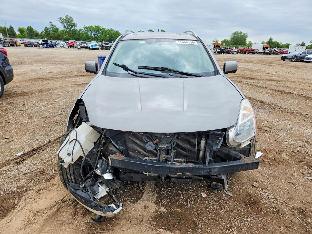2012 Nissan Rogue S Tan vin: JN8AS5MV5CW404032