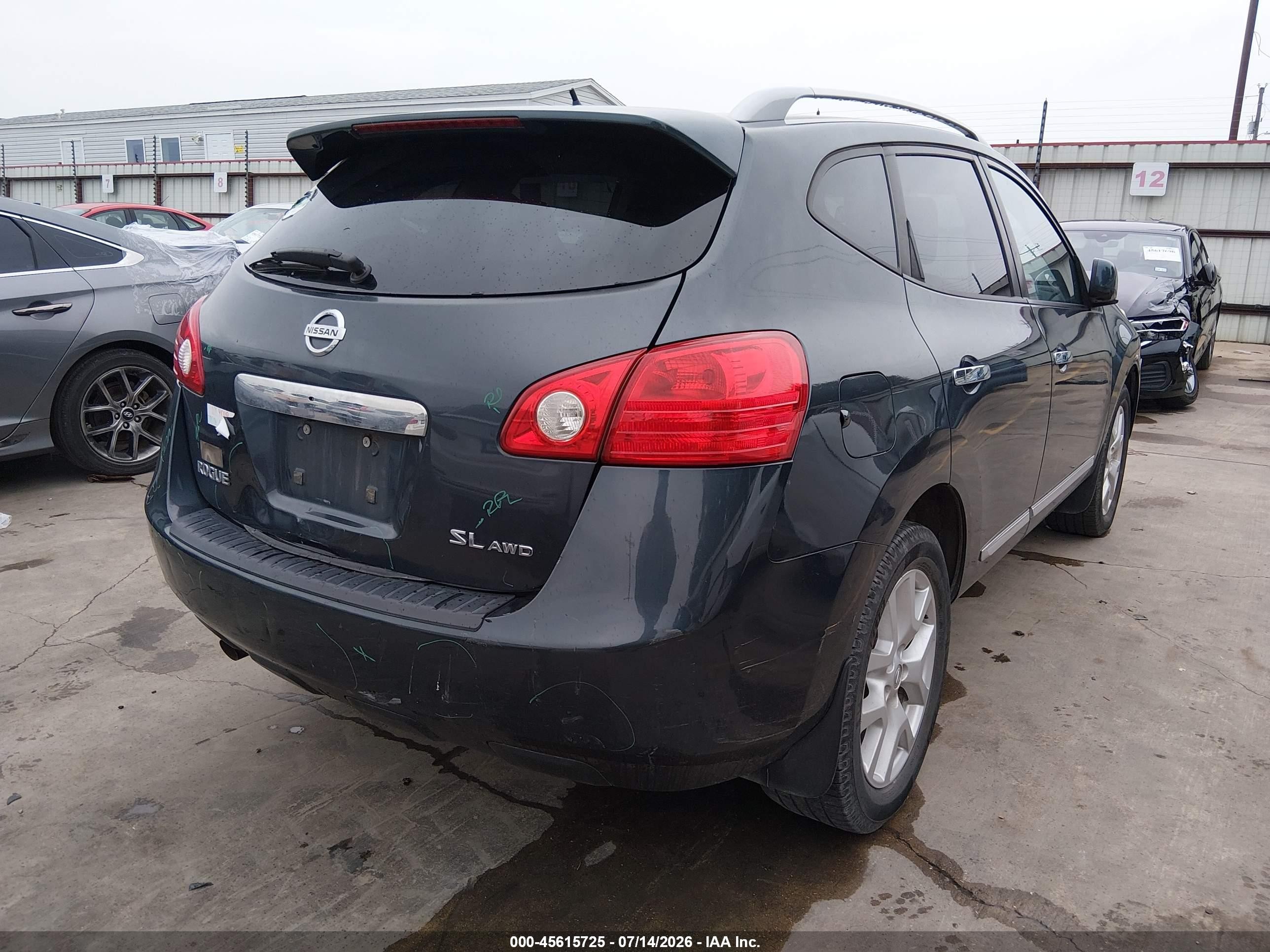 2012 Nissan Rogue Sv W/sl Pkg Navy vin: JN8AS5MV5CW414057
