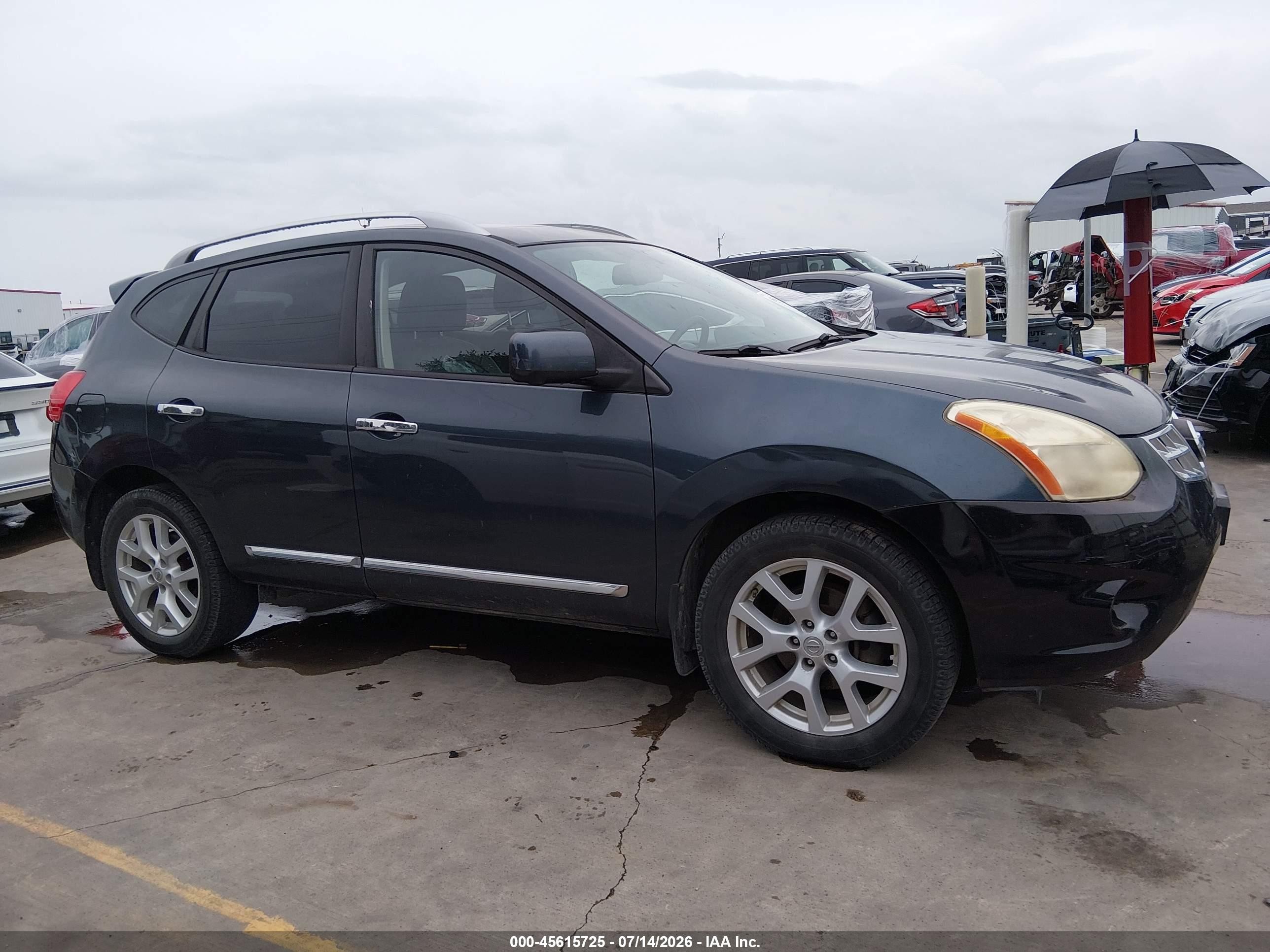 2012 Nissan Rogue Sv W/sl Pkg Navy vin: JN8AS5MV5CW414057