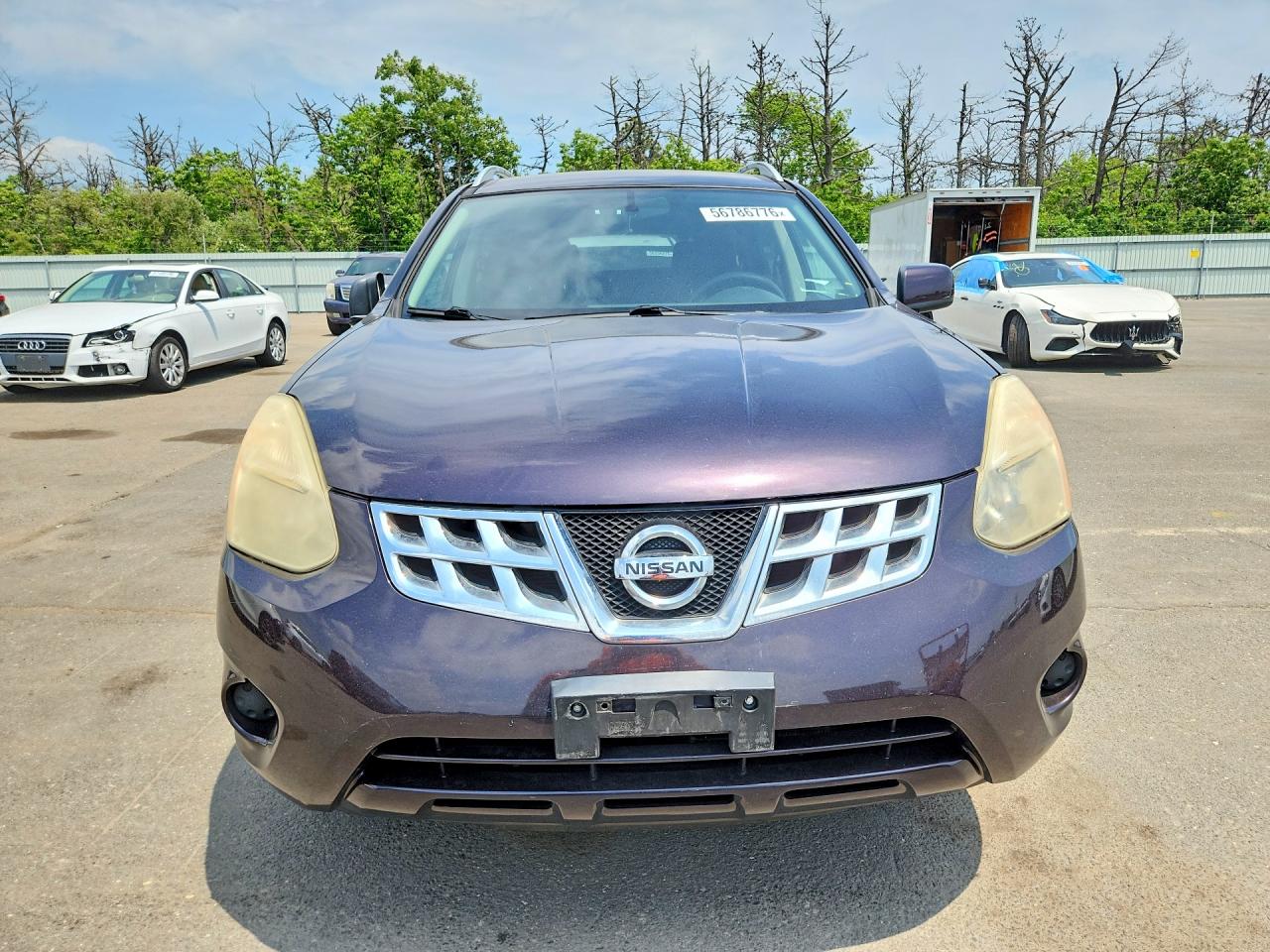 2012 Nissan Rogue S Purple vin: JN8AS5MV5CW414169