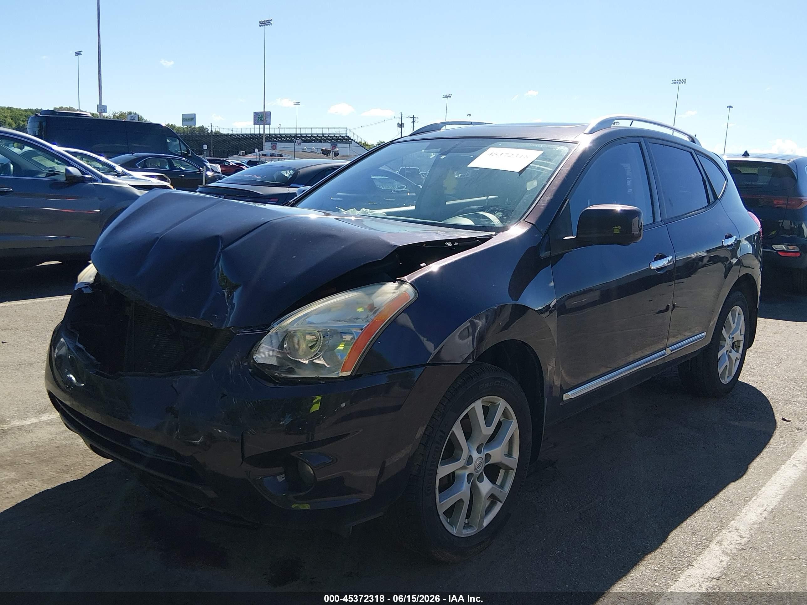 2012 Nissan Rogue Sv W/sl Pkg Purple vin: JN8AS5MV5CW414625