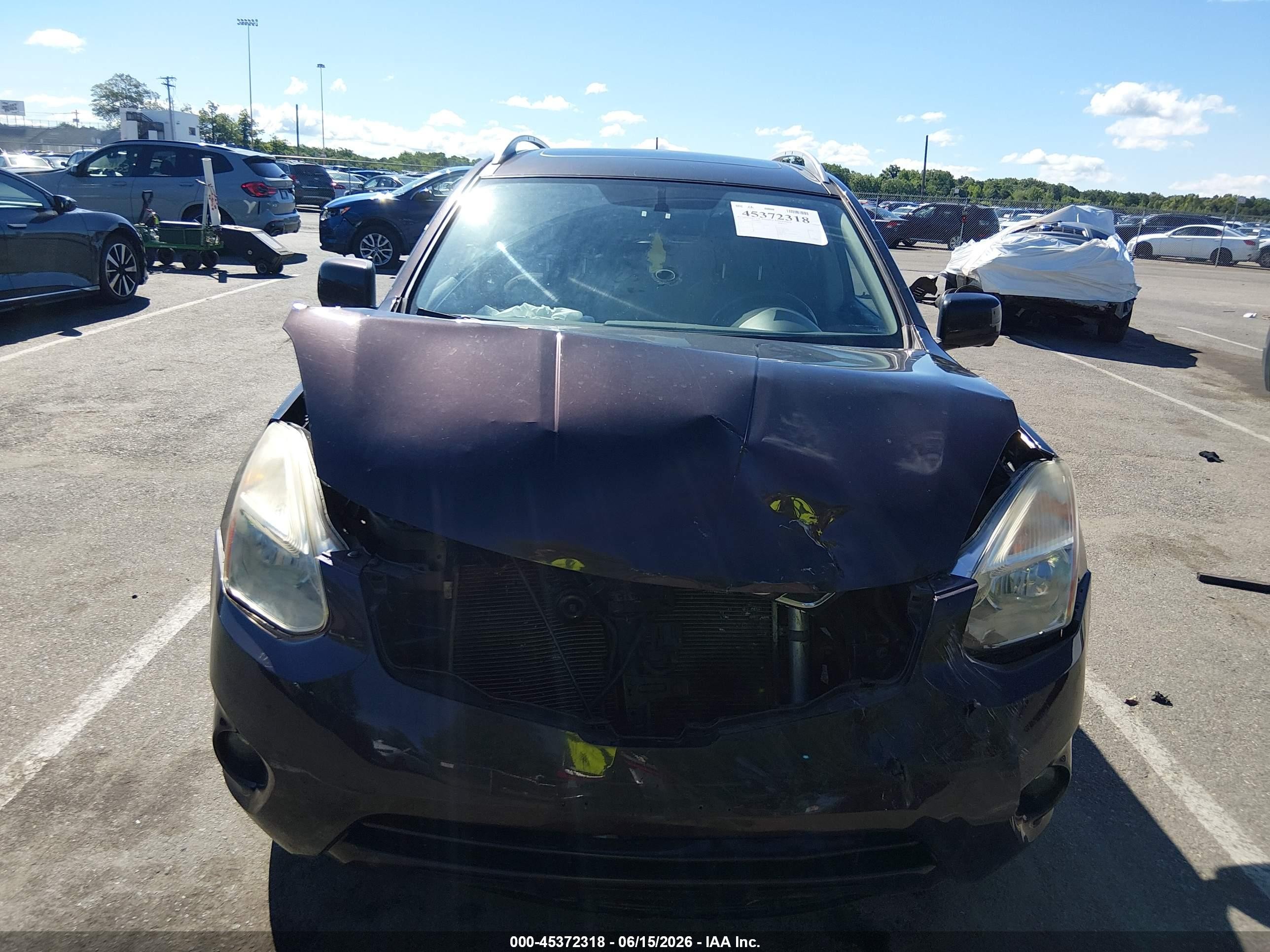 2012 Nissan Rogue Sv W/sl Pkg Purple vin: JN8AS5MV5CW414625