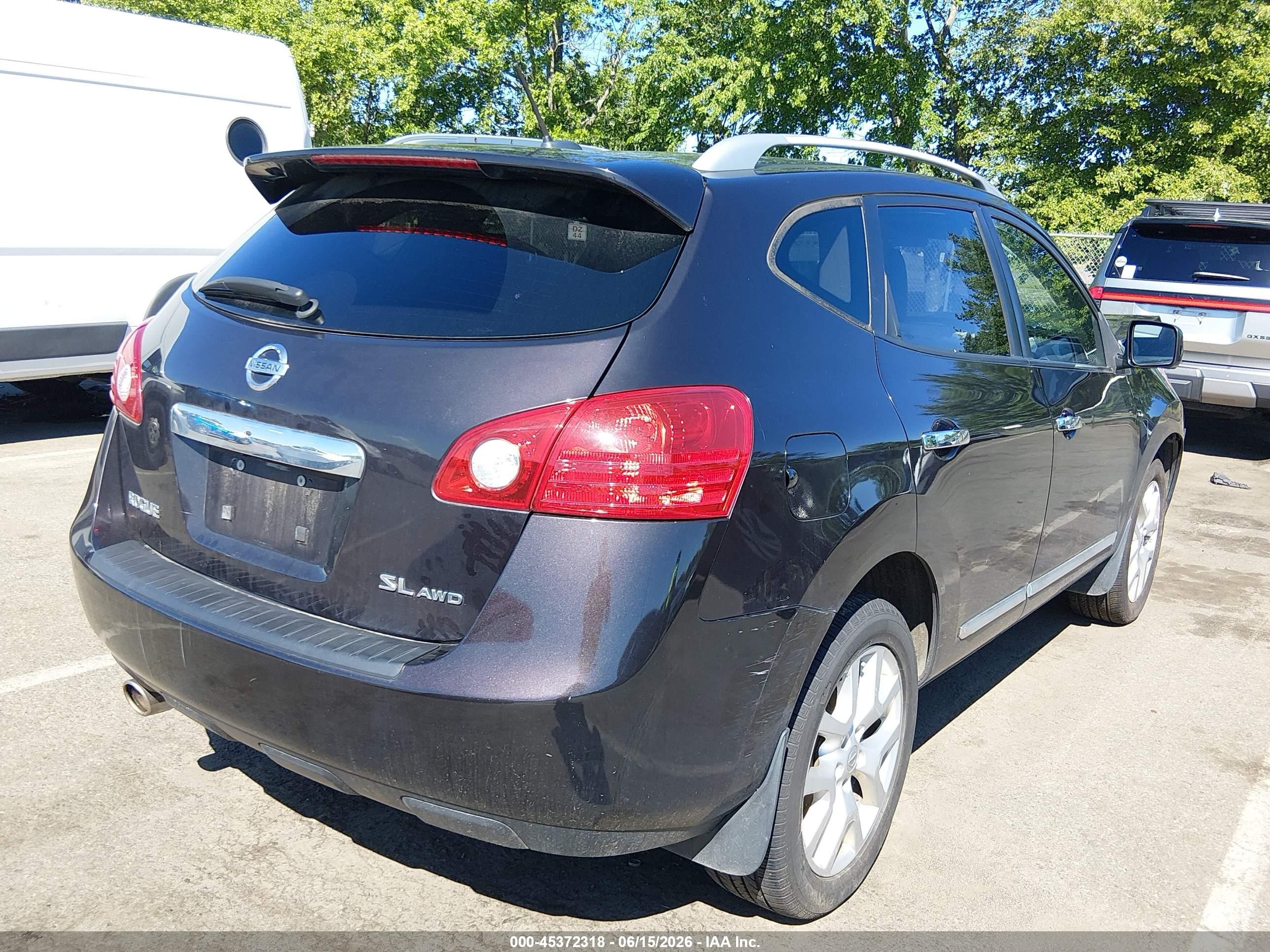 2012 Nissan Rogue Sv W/sl Pkg Purple vin: JN8AS5MV5CW414625