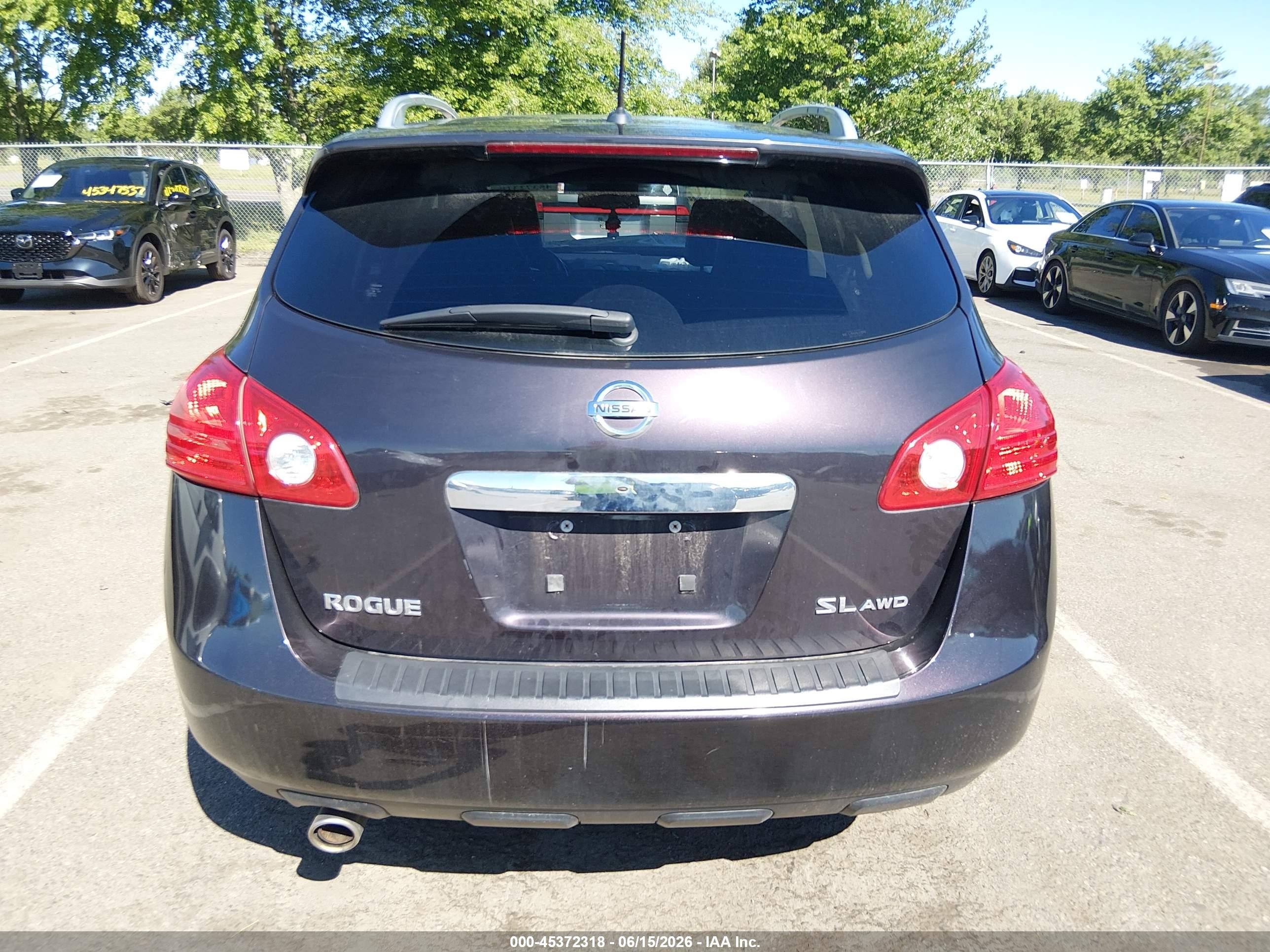 2012 Nissan Rogue Sv W/sl Pkg Purple vin: JN8AS5MV5CW414625