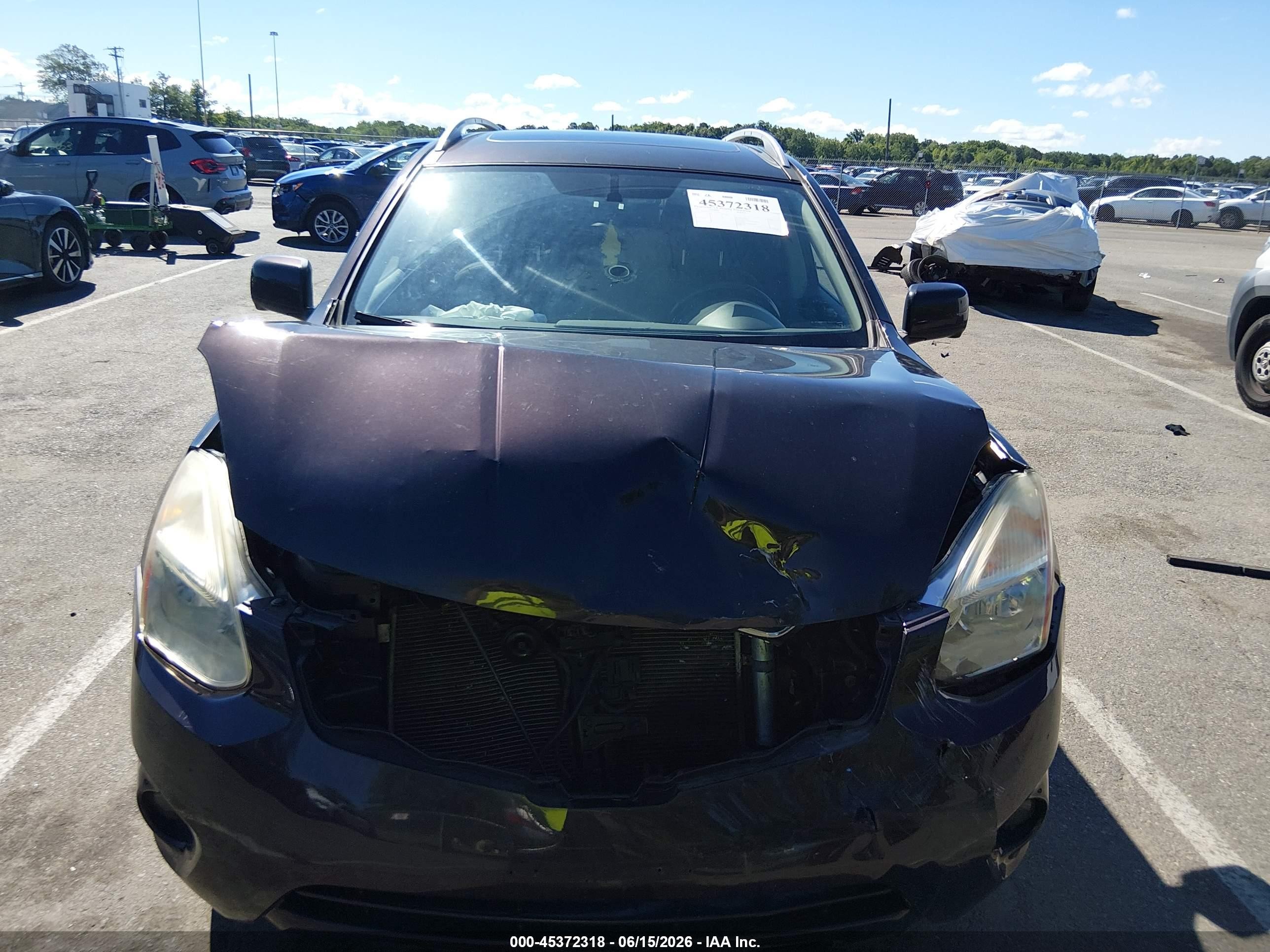2012 Nissan Rogue Sv W/sl Pkg Purple vin: JN8AS5MV5CW414625