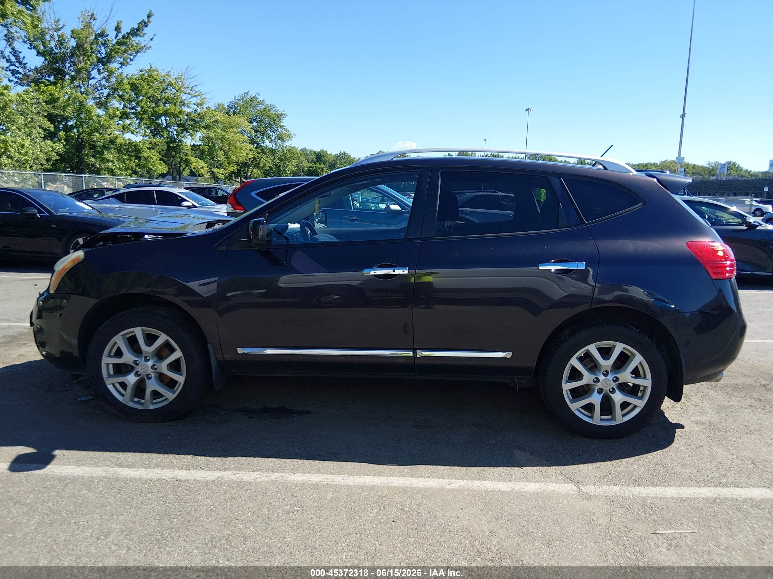 2012 Nissan Rogue Sv W/sl Pkg Purple vin: JN8AS5MV5CW414625