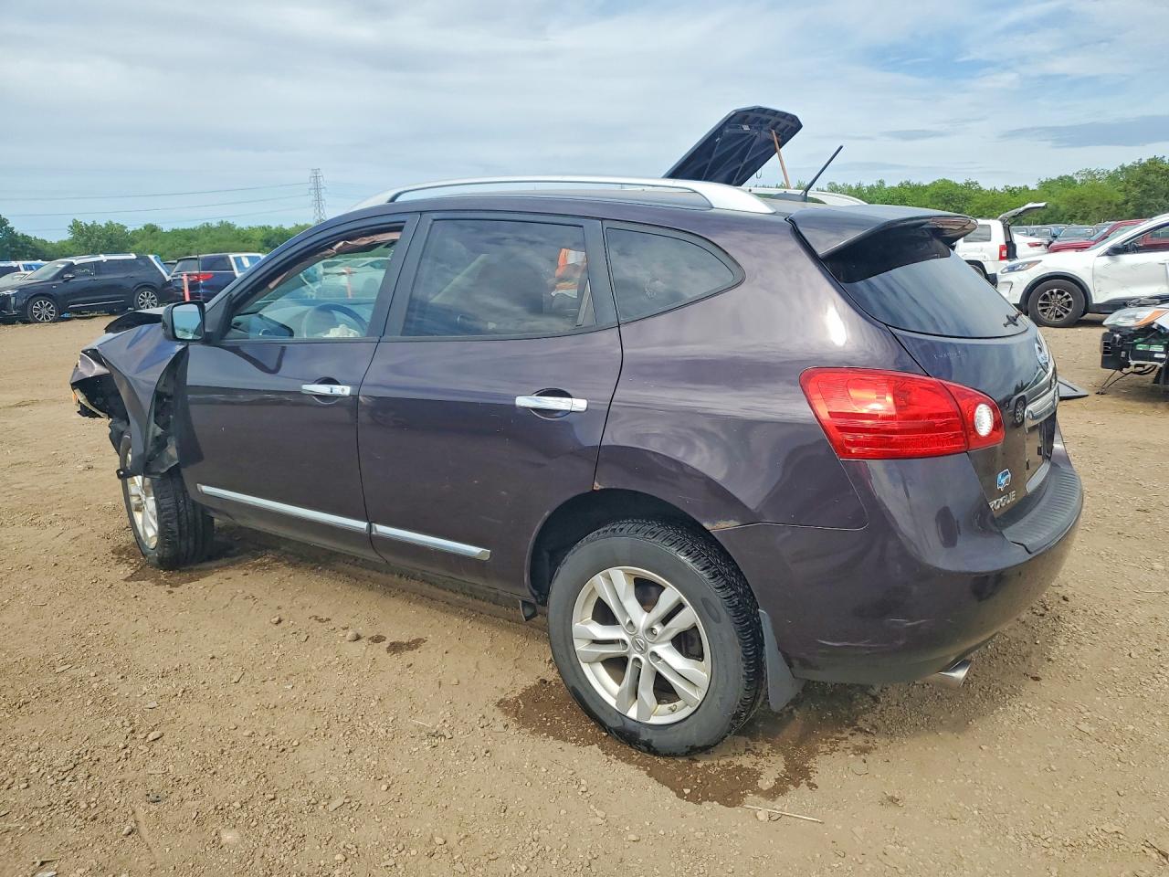 2012 Nissan Rogue Purple vin: JN8AS5MV5CW415001