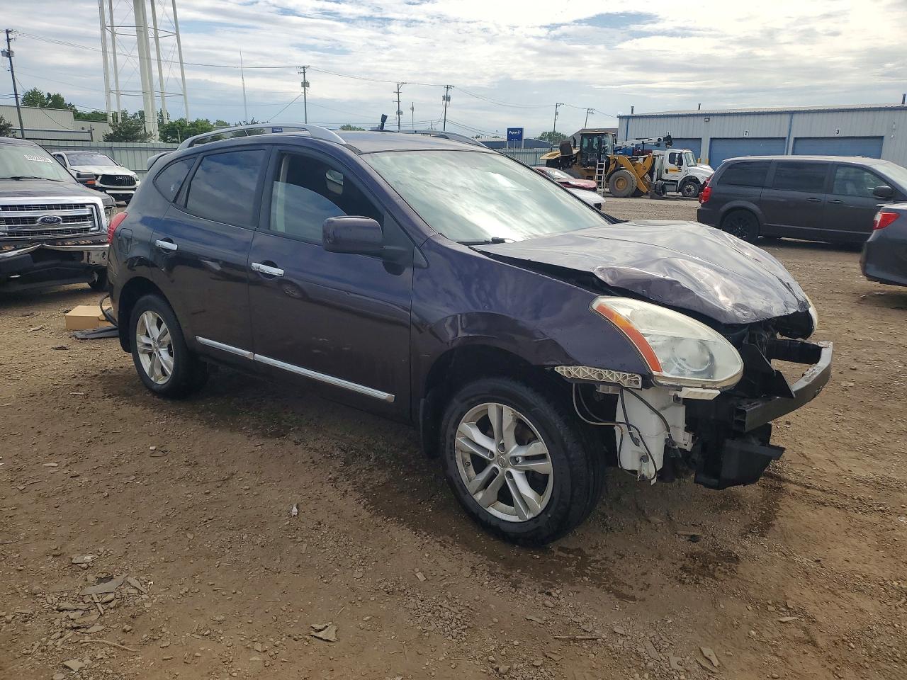 2012 Nissan Rogue Purple vin: JN8AS5MV5CW415001