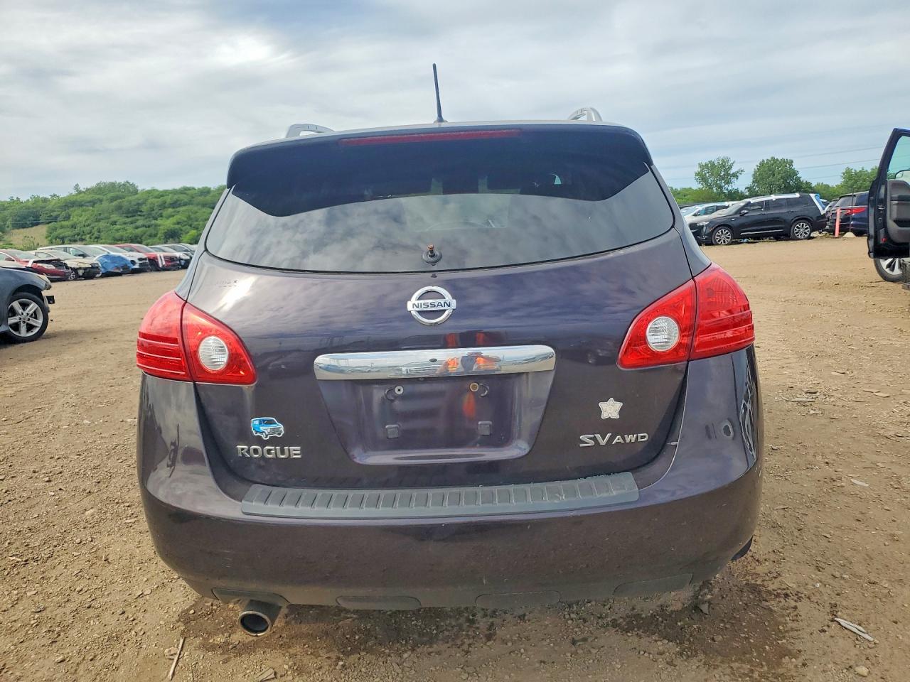 2012 Nissan Rogue Purple vin: JN8AS5MV5CW415001