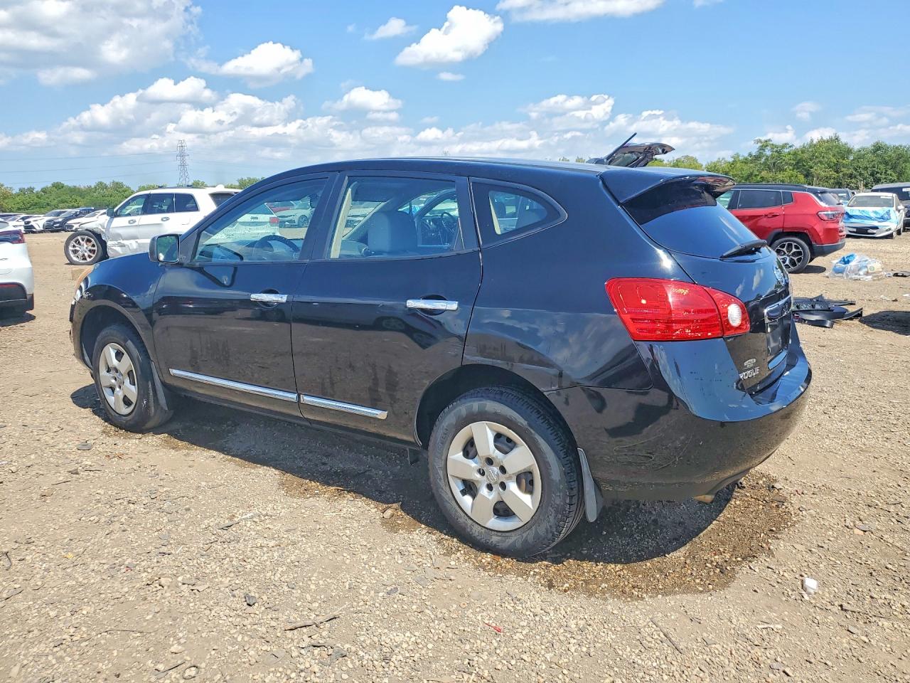 2012 Nissan Rogue S Black vin: JN8AS5MV5CW415886