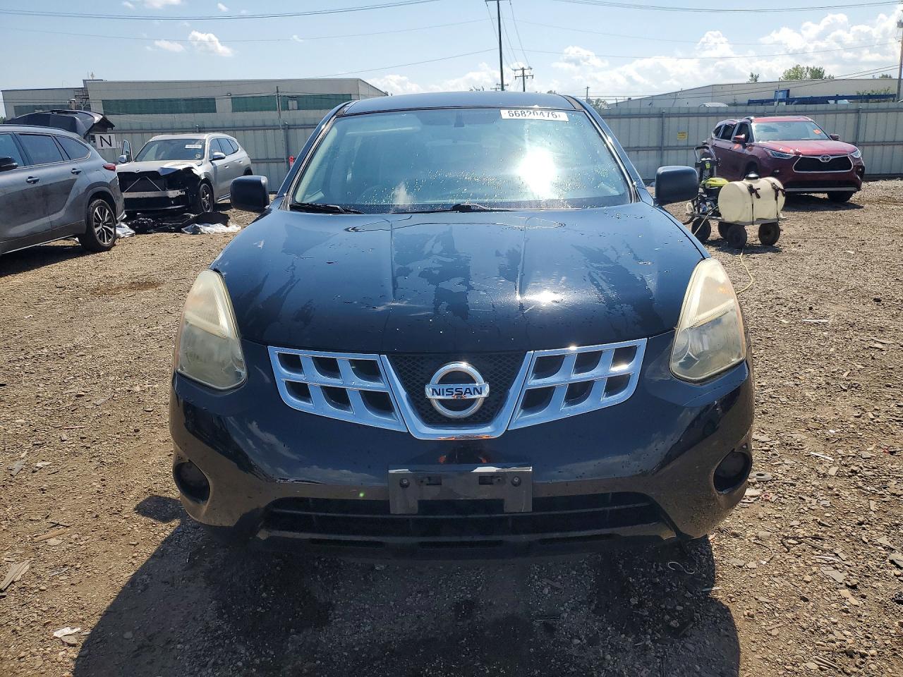 2012 Nissan Rogue S Black vin: JN8AS5MV5CW415886