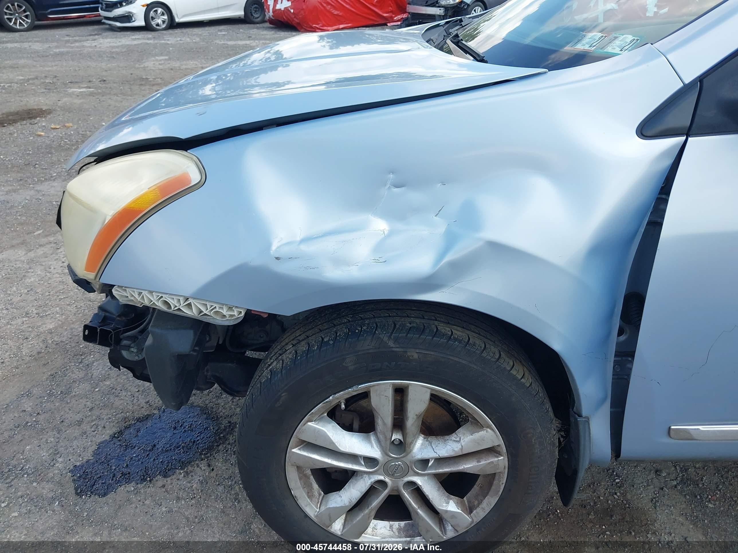 2012 Nissan Rogue Sv Silver vin: JN8AS5MV5CW417847