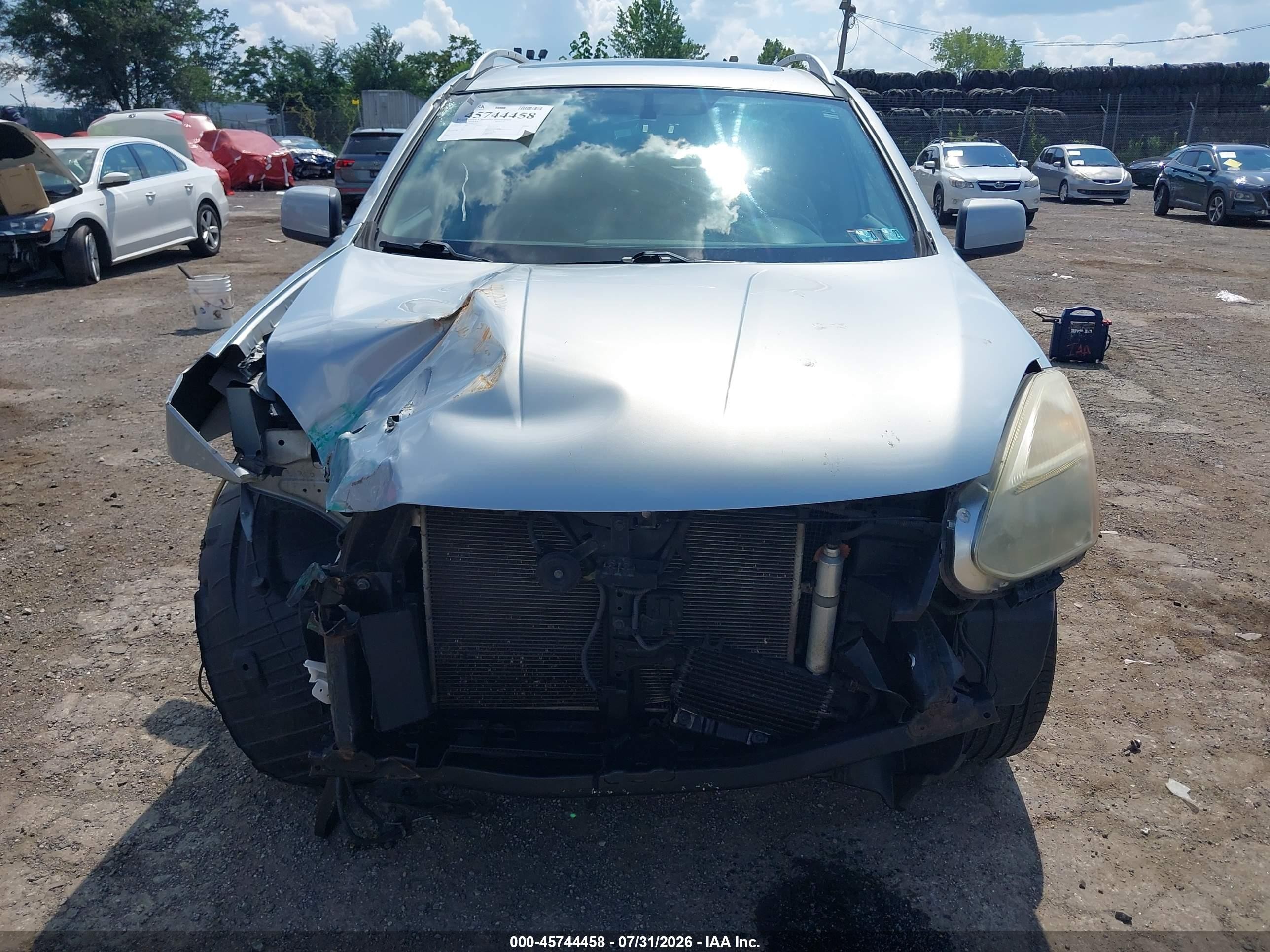 2012 Nissan Rogue Sv Silver vin: JN8AS5MV5CW417847