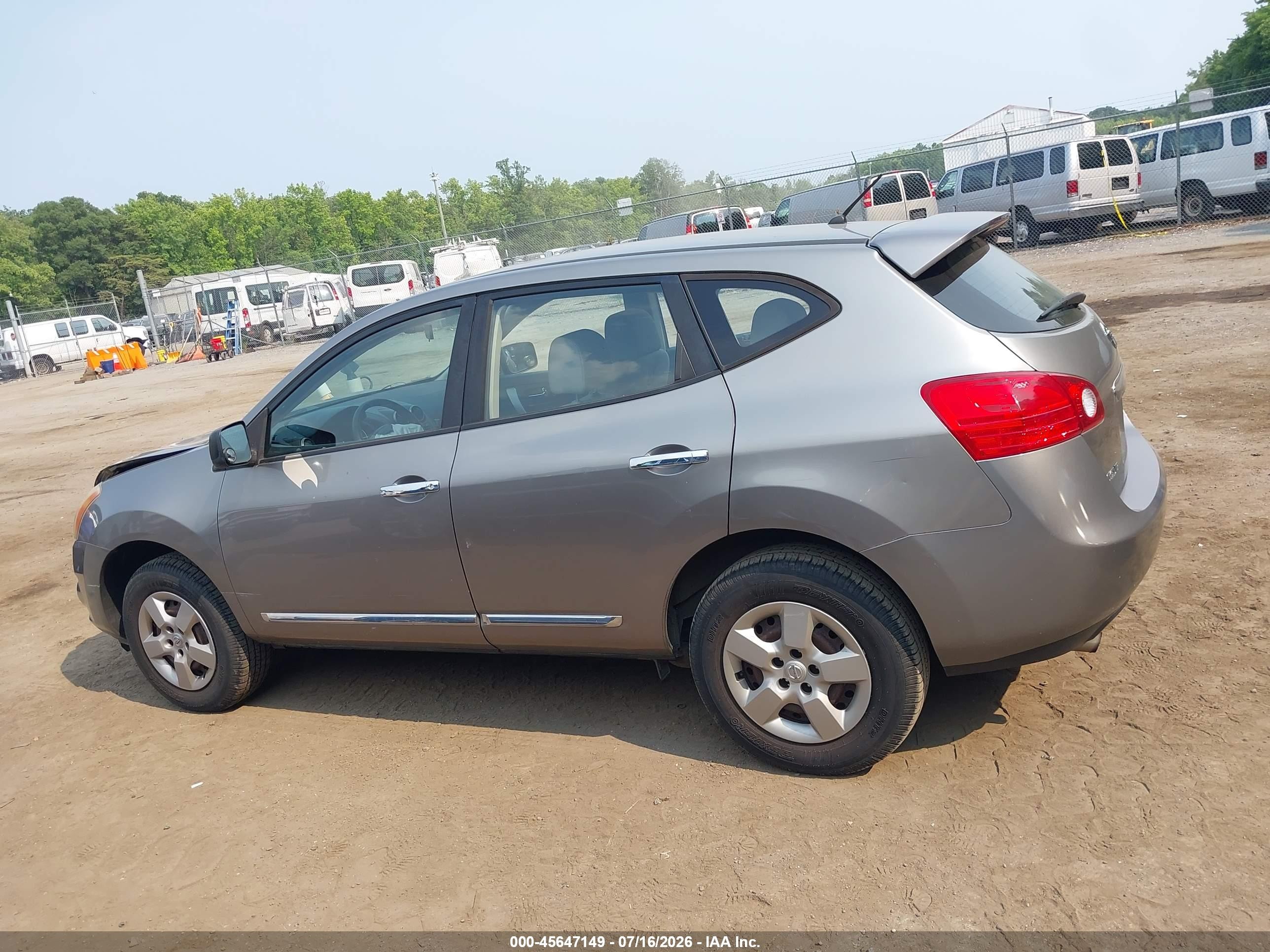 2012 Nissan Rogue S Gray vin: JN8AS5MV5CW420750