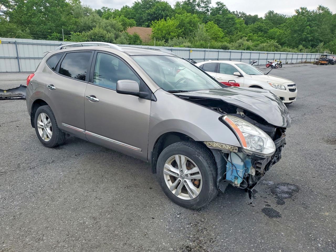 2012 Nissan Rogue Beige vin: JN8AS5MV5CW707795
