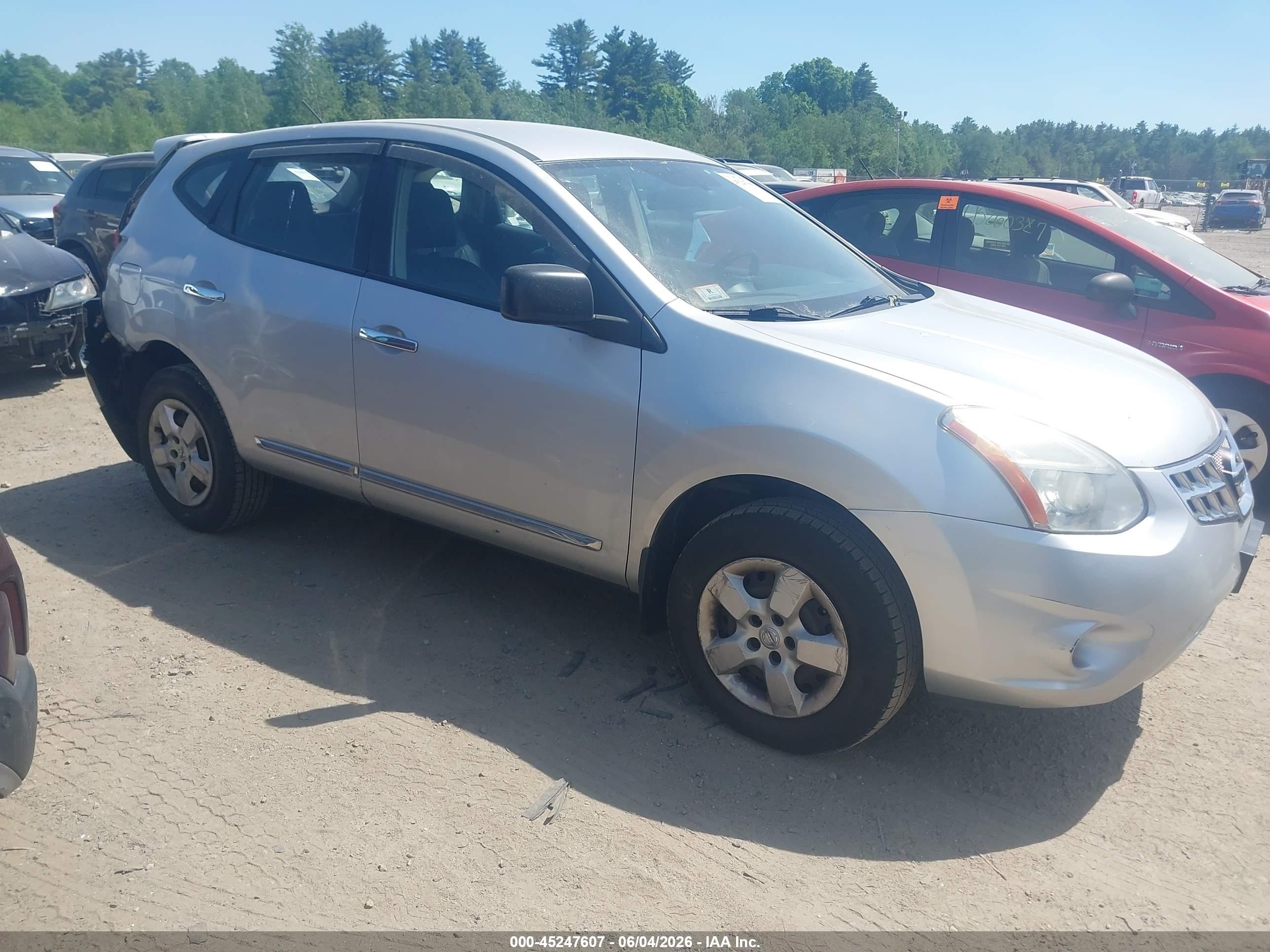 2012 Nissan Rogue S Silver vin: JN8AS5MV5CW709952