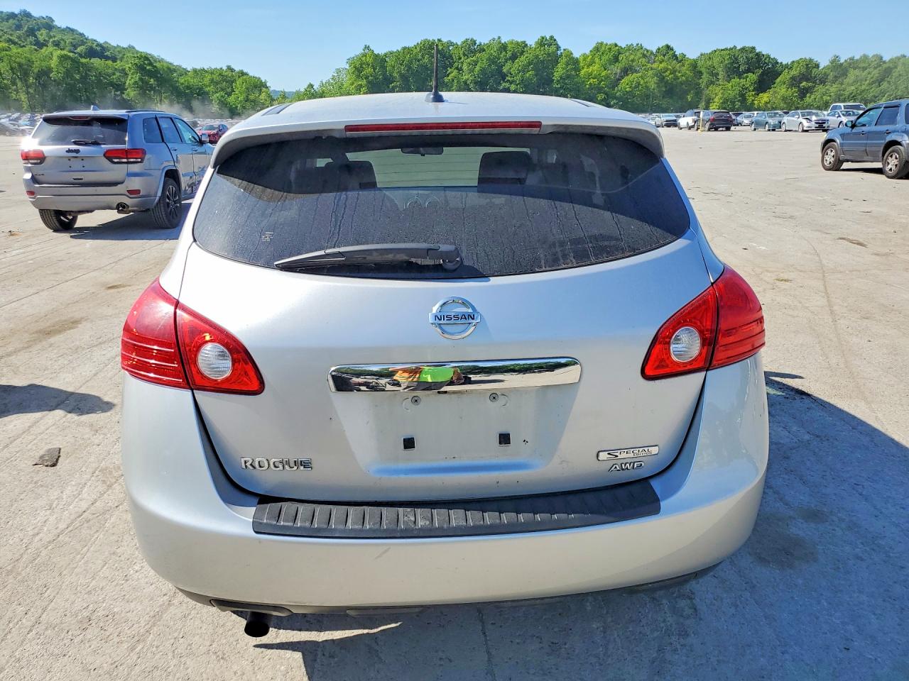 2012 Nissan Rogue S Silver vin: JN8AS5MV5CW711636