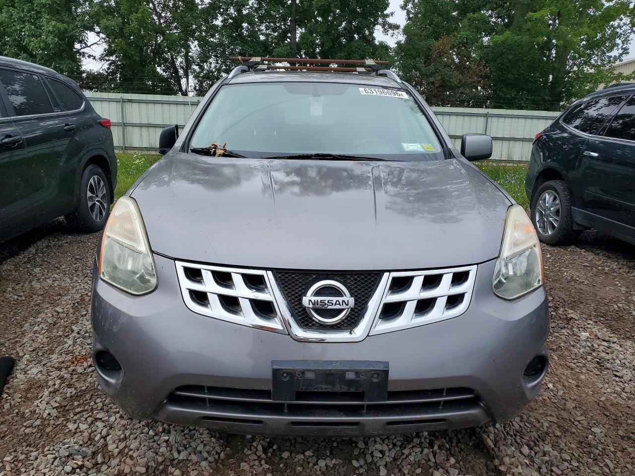2012 Nissan Rogue S Silver vin: JN8AS5MV5CW712429