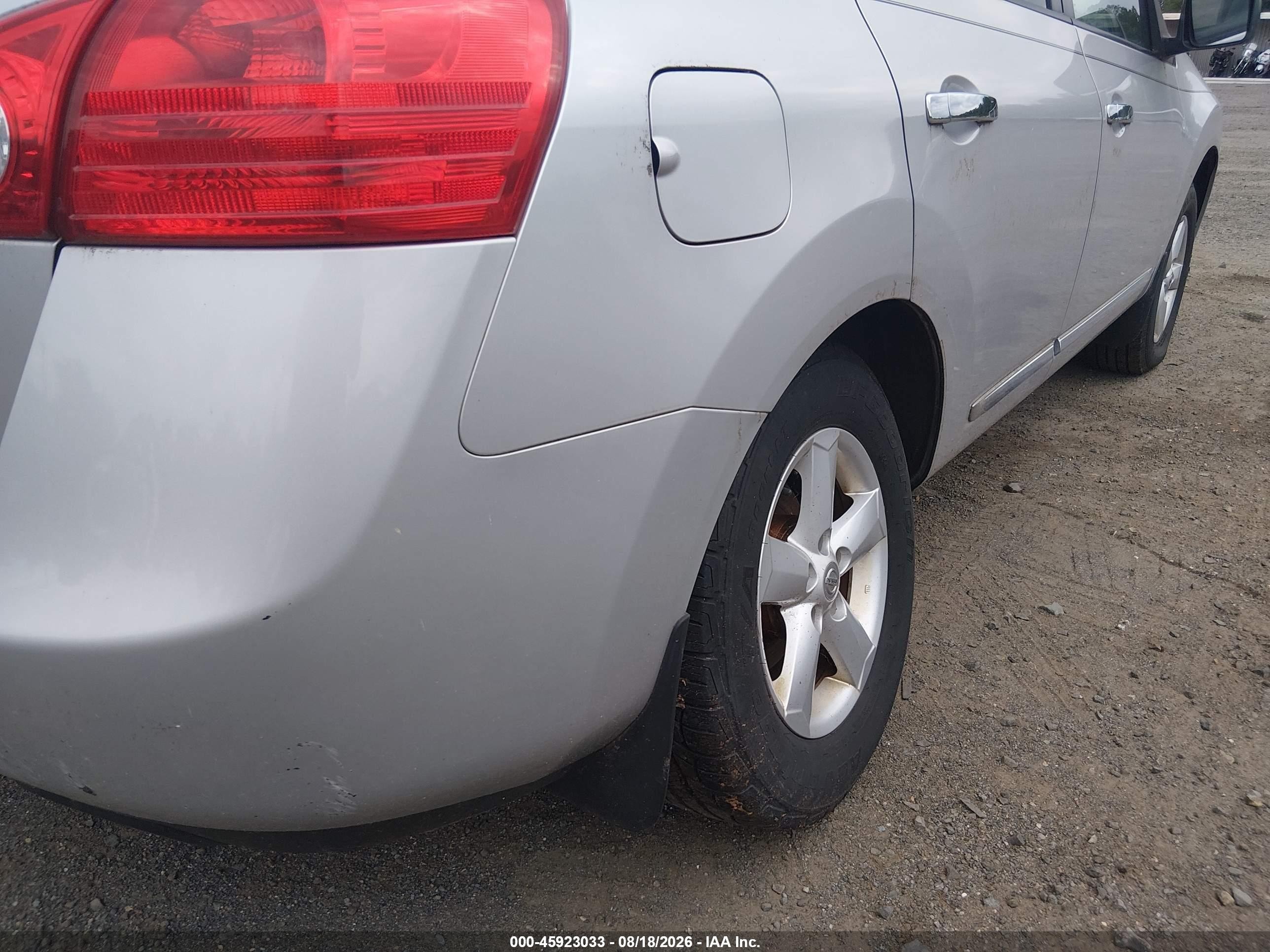 2012 Nissan Rogue S Silver vin: JN8AS5MV5CW715542