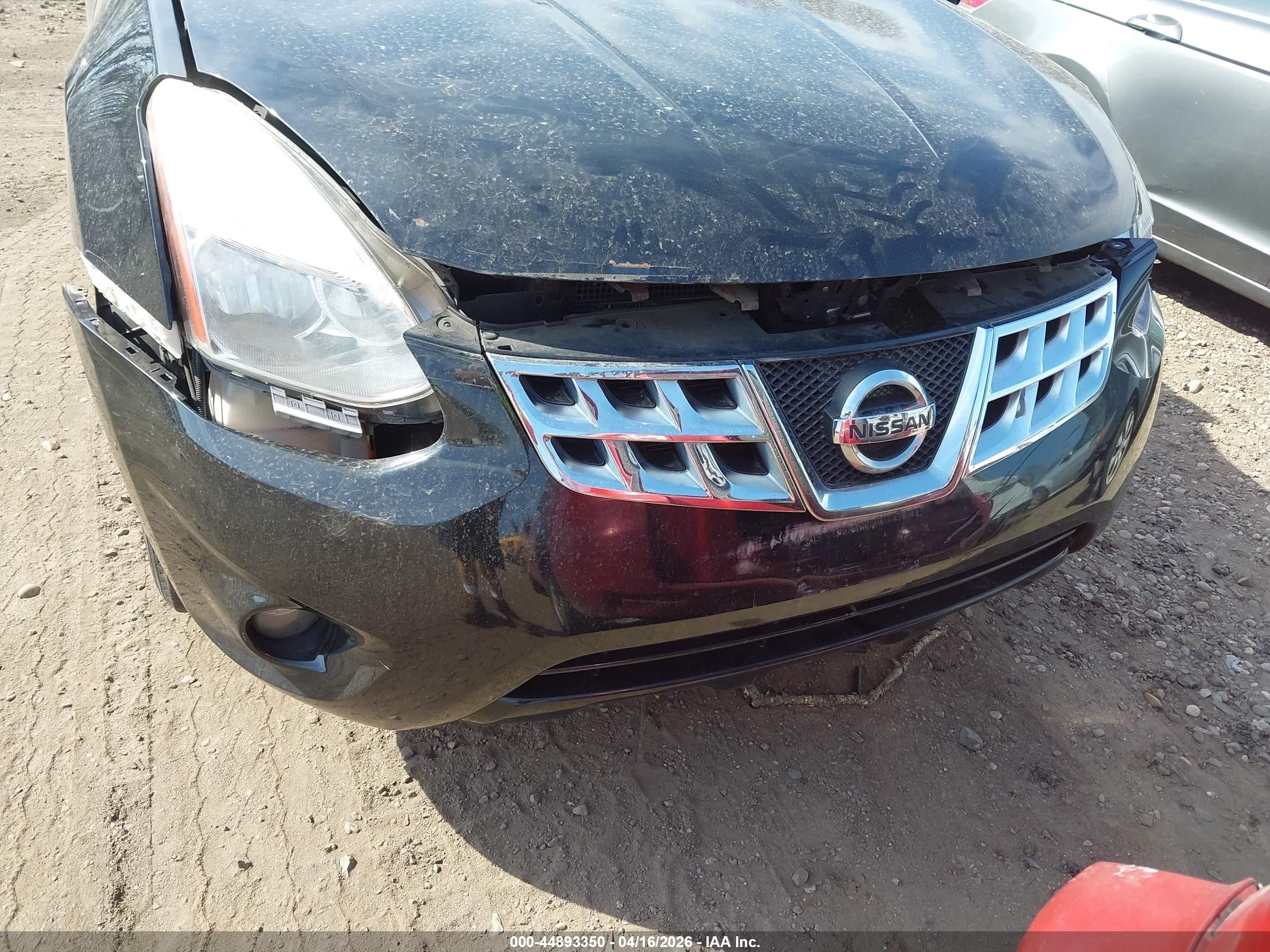 2012 Nissan Rogue S Black vin: JN8AS5MV5CW716867