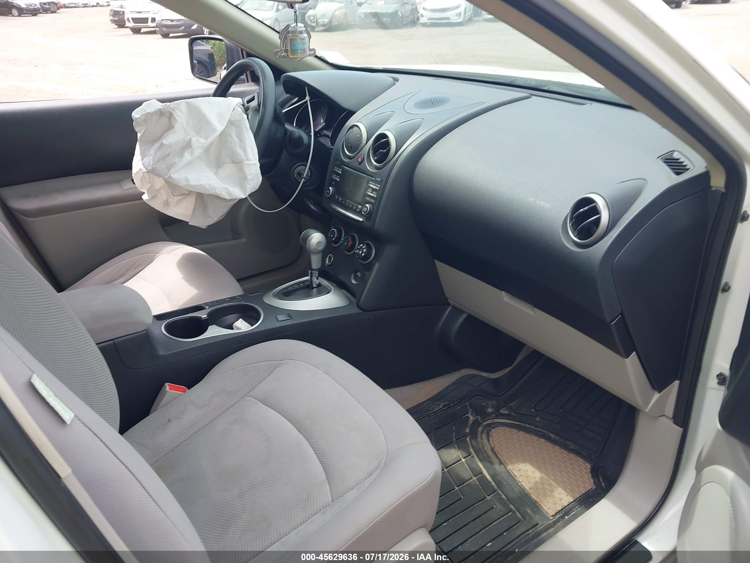 2013 Nissan Rogue S White vin: JN8AS5MV5DW101141