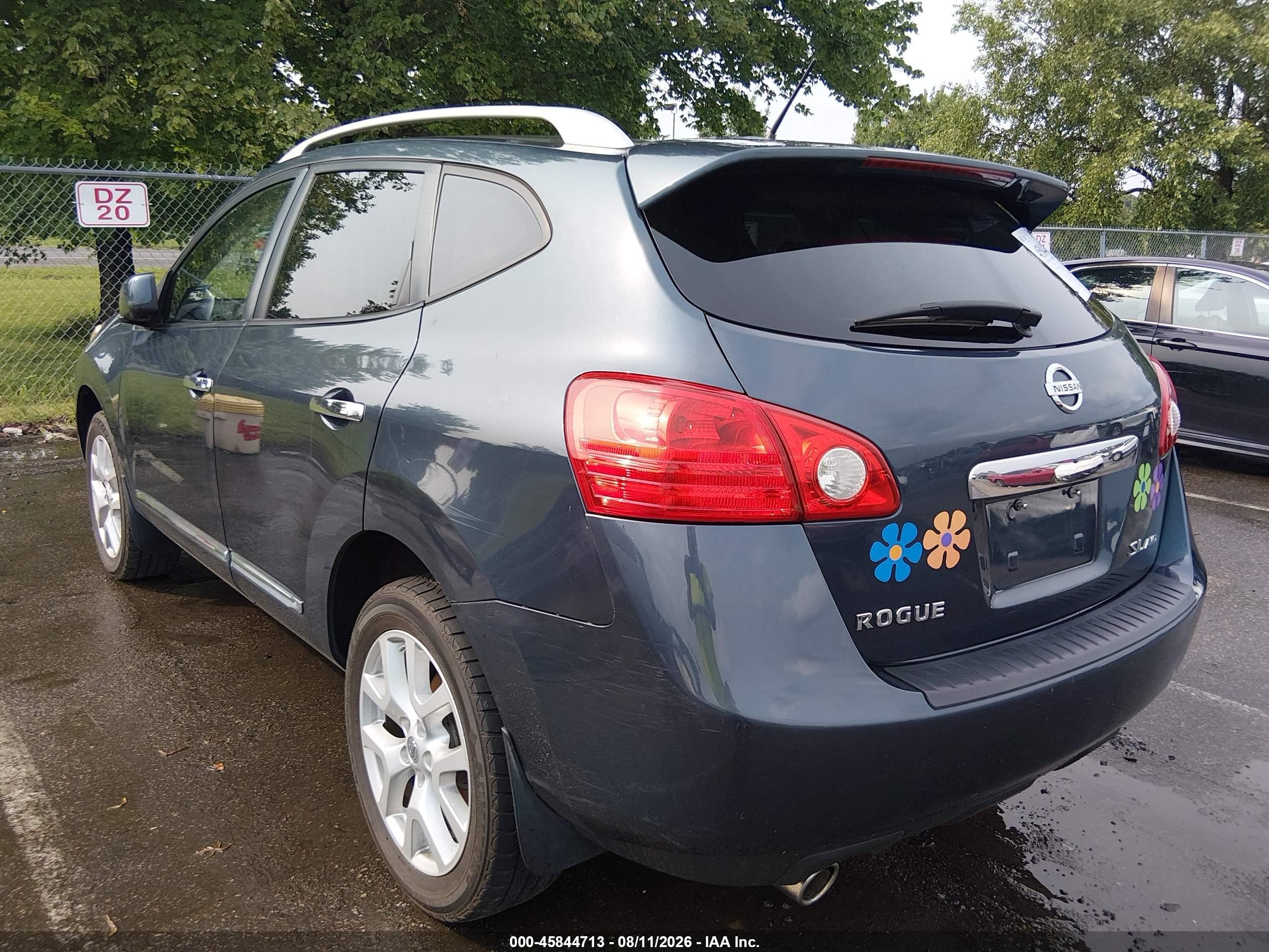 2013 Nissan Rogue Sv W/sl Pkg Blue vin: JN8AS5MV5DW104749