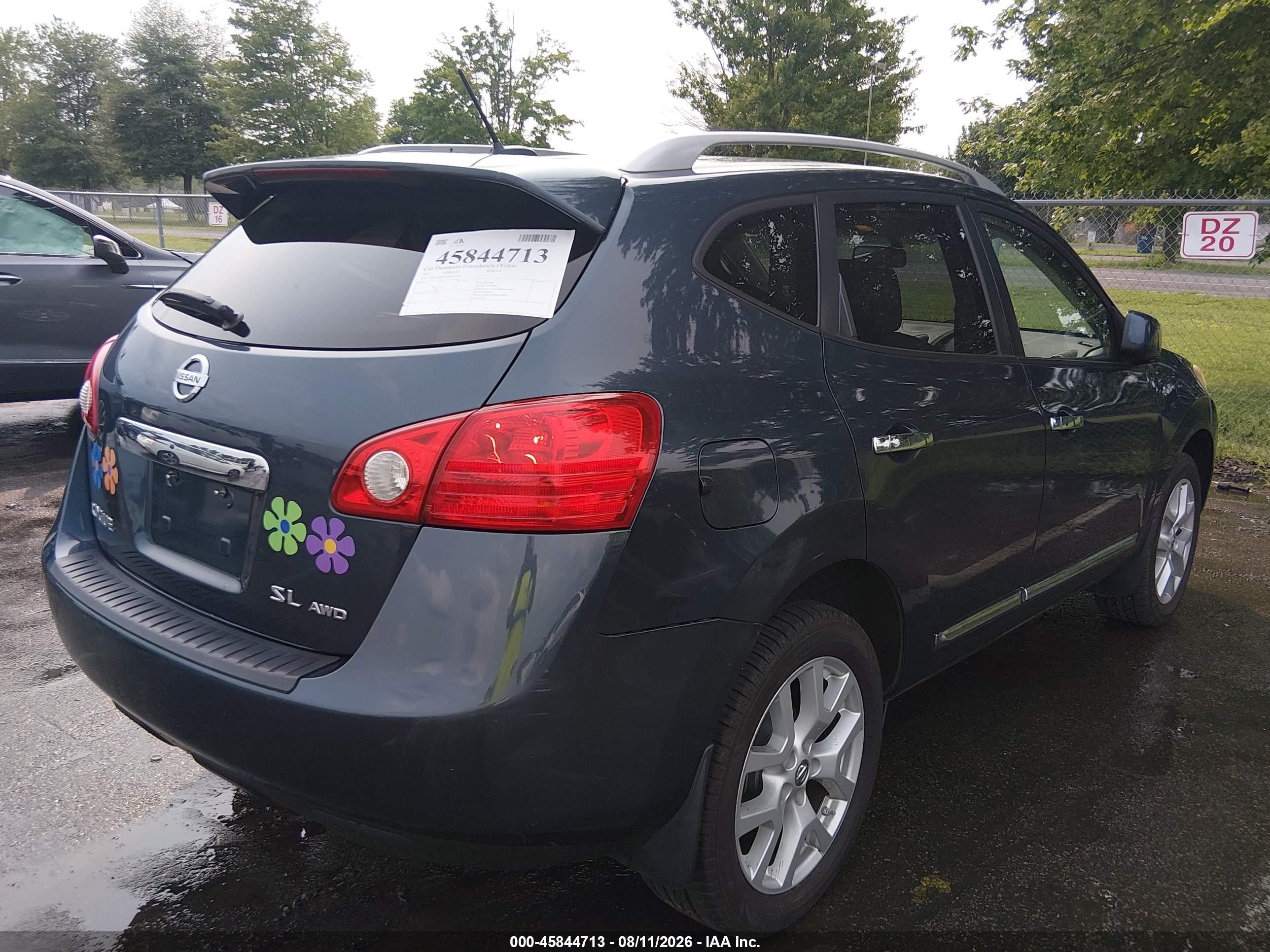 2013 Nissan Rogue Sv W/sl Pkg Blue vin: JN8AS5MV5DW104749