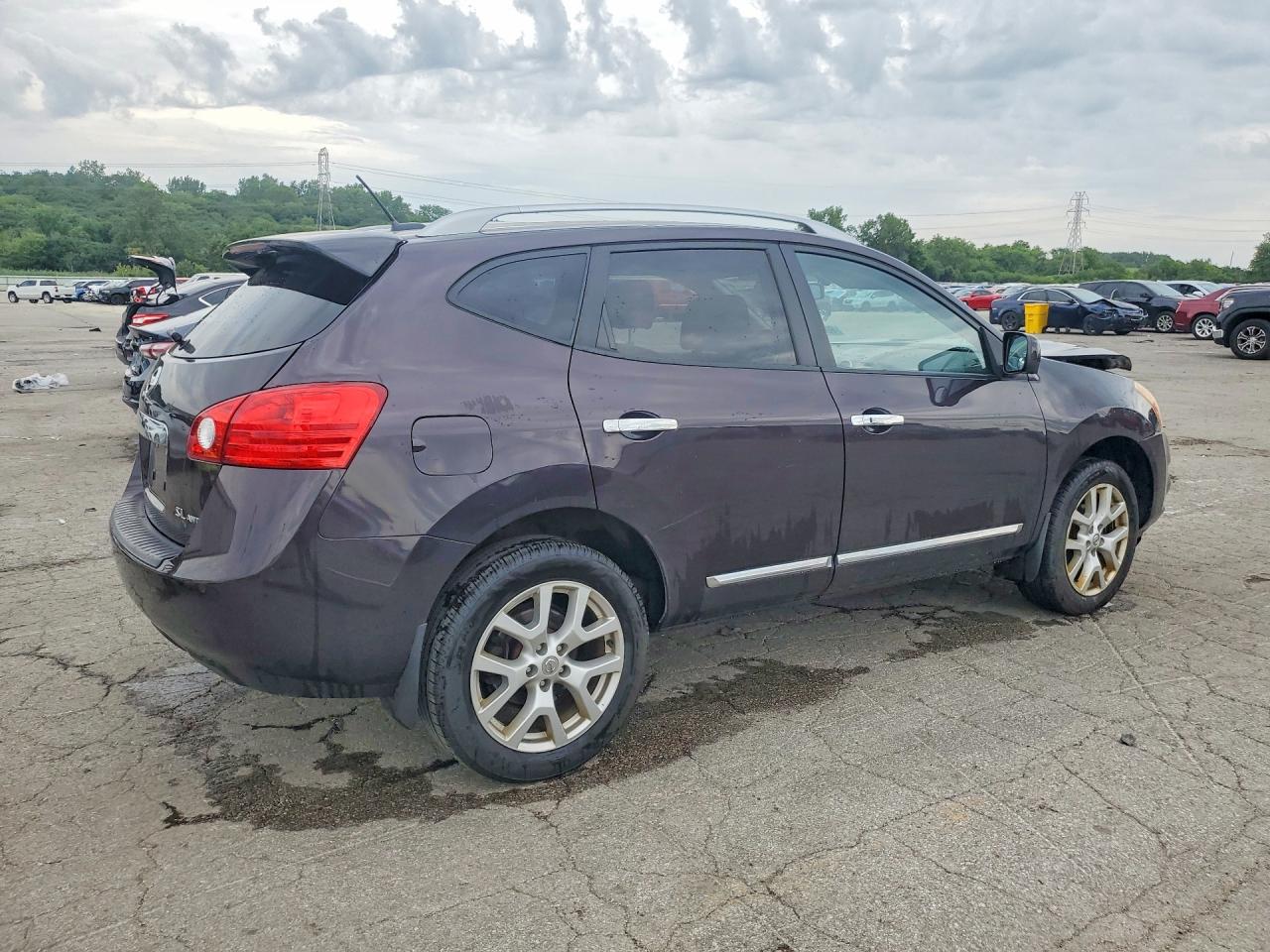 2013 Nissan Rogue S Purple vin: JN8AS5MV5DW106100
